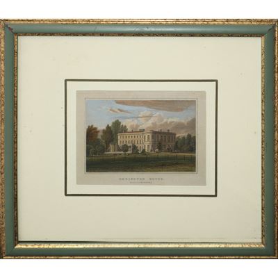 Blaise Castle, Gloucestershire, incisione colorata, 1820 ca.
