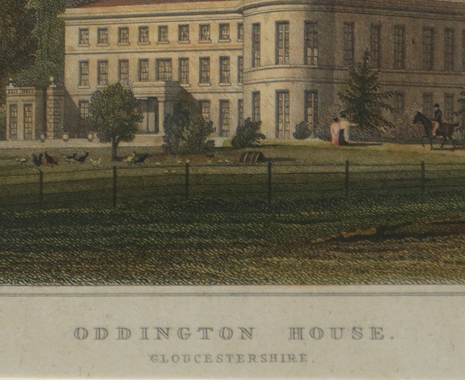 Blaise Castle, Gloucestershire, incisione colorata, 1820 ca.