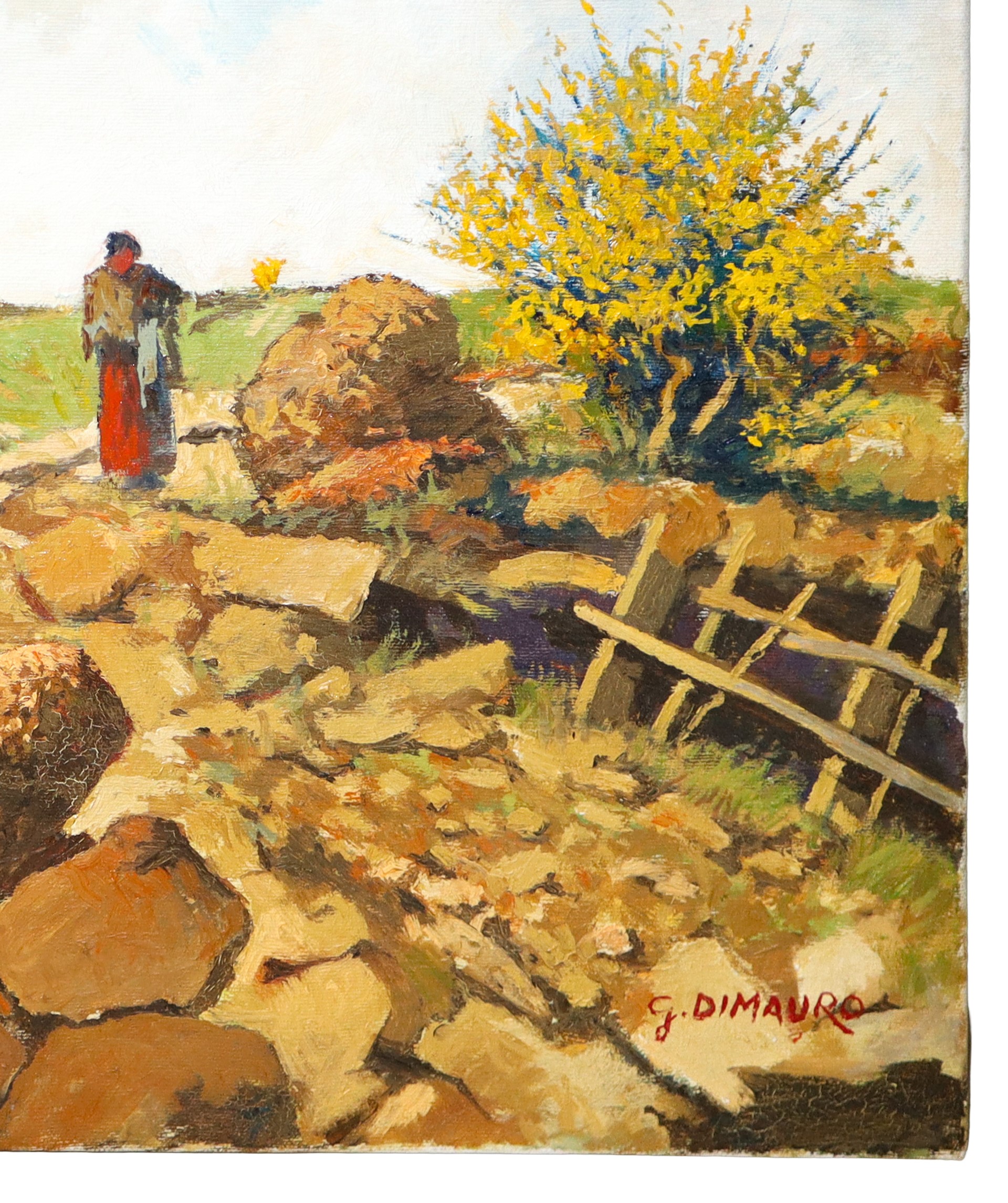Paesaggio Agreste con Capre