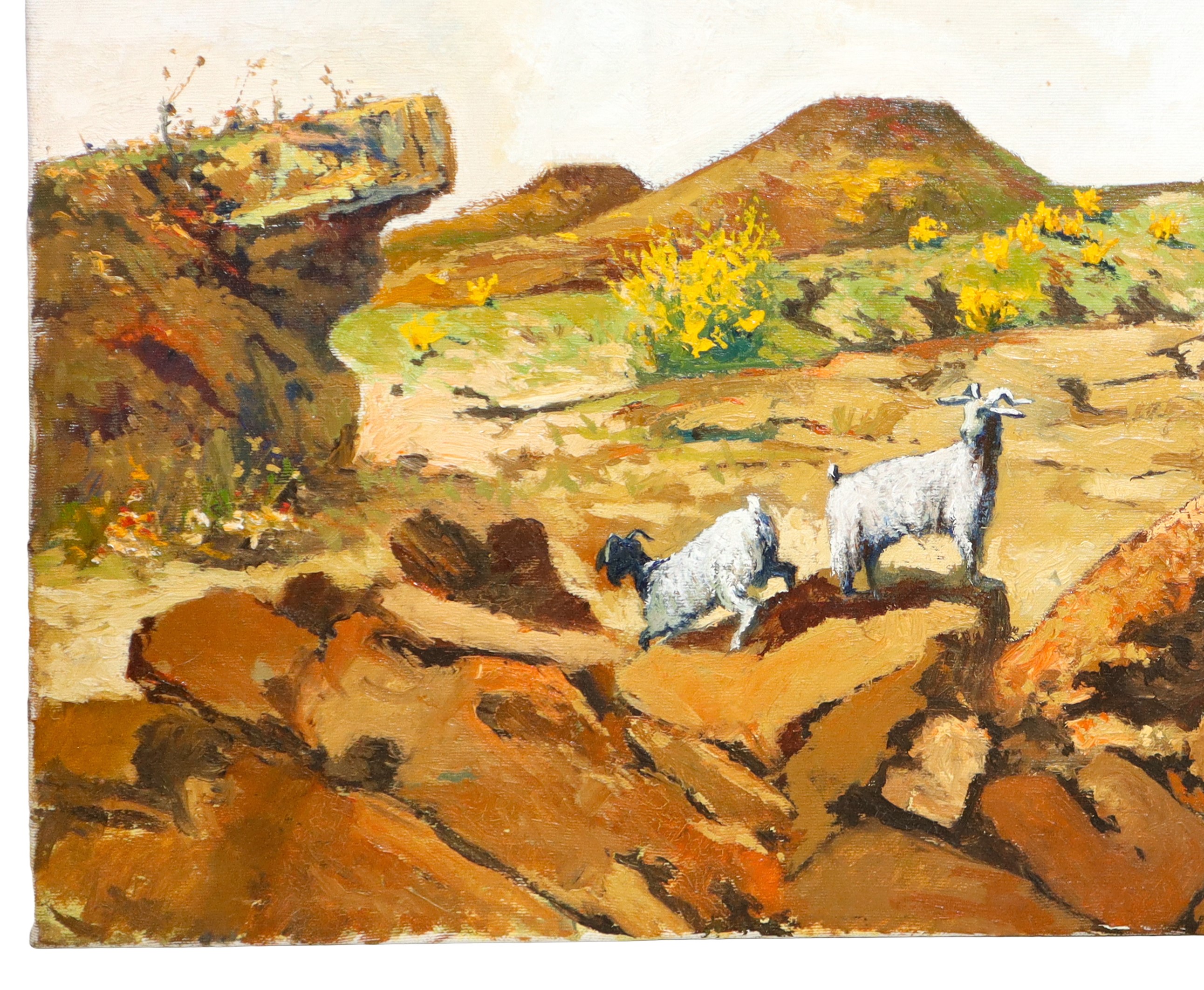 Paesaggio Agreste con Capre