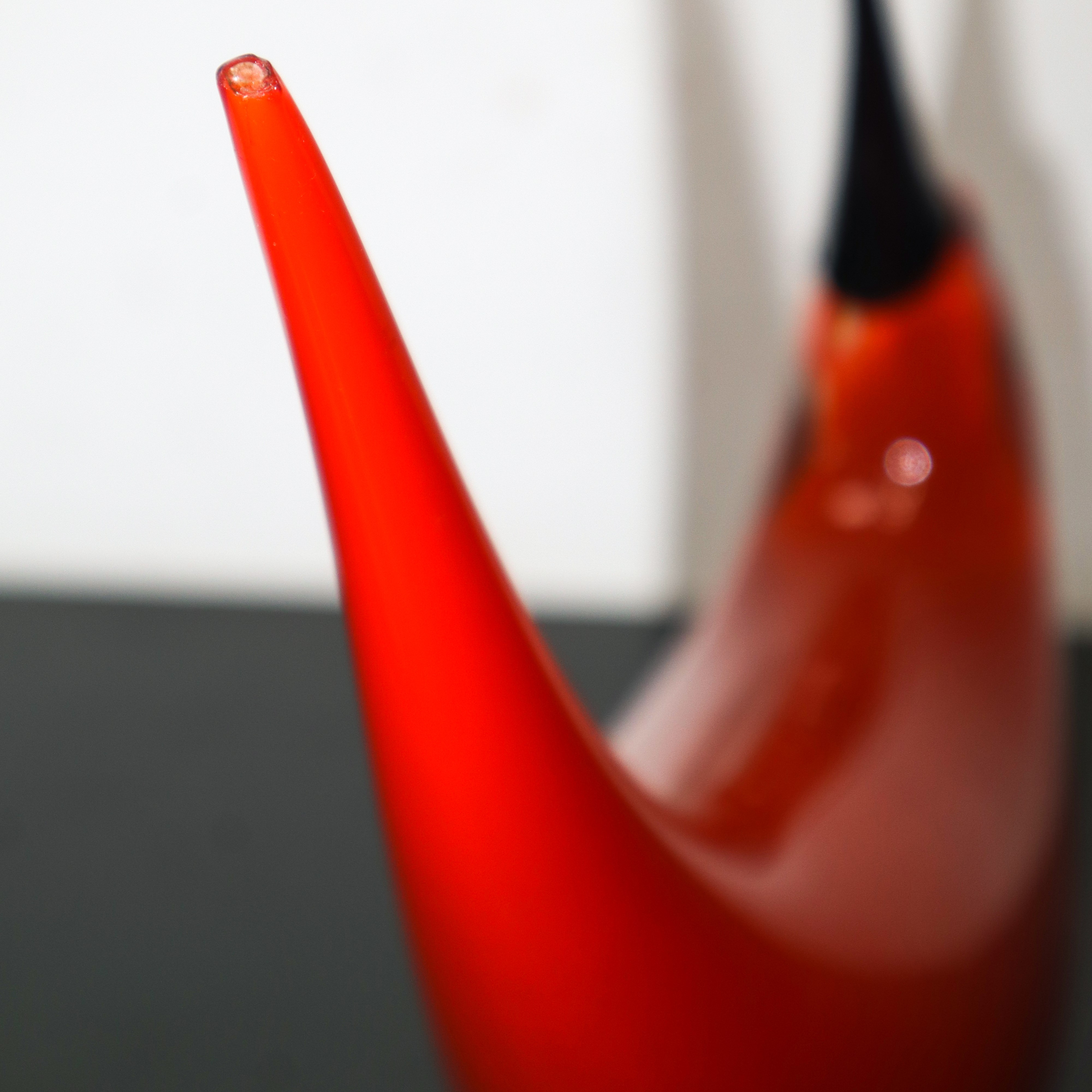 Gabbiano in vetro sommerso rosso, Venezia