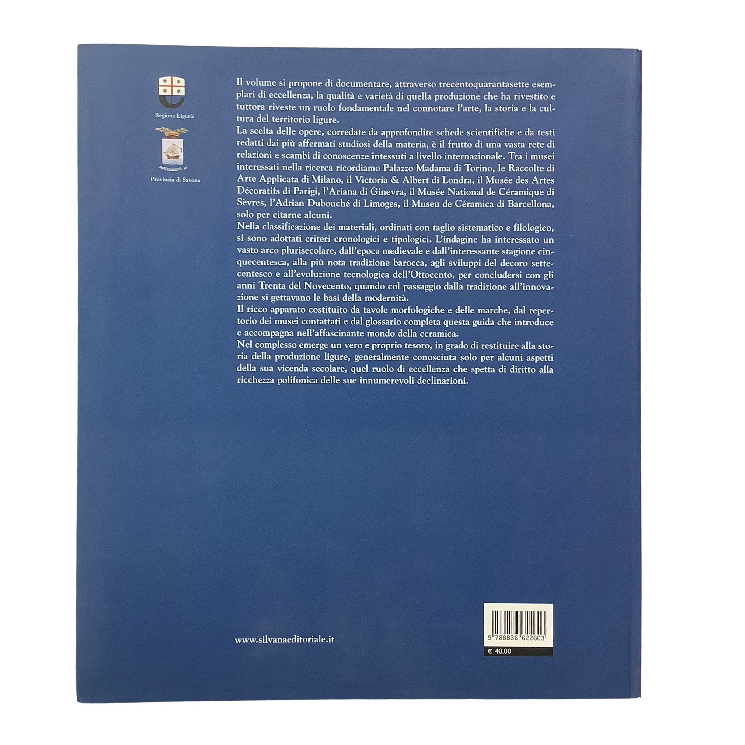Cecilia Chilosi (a cura di), Ceramiche della tradizione ligure - Thesaurus di opere dal Medio Evo...