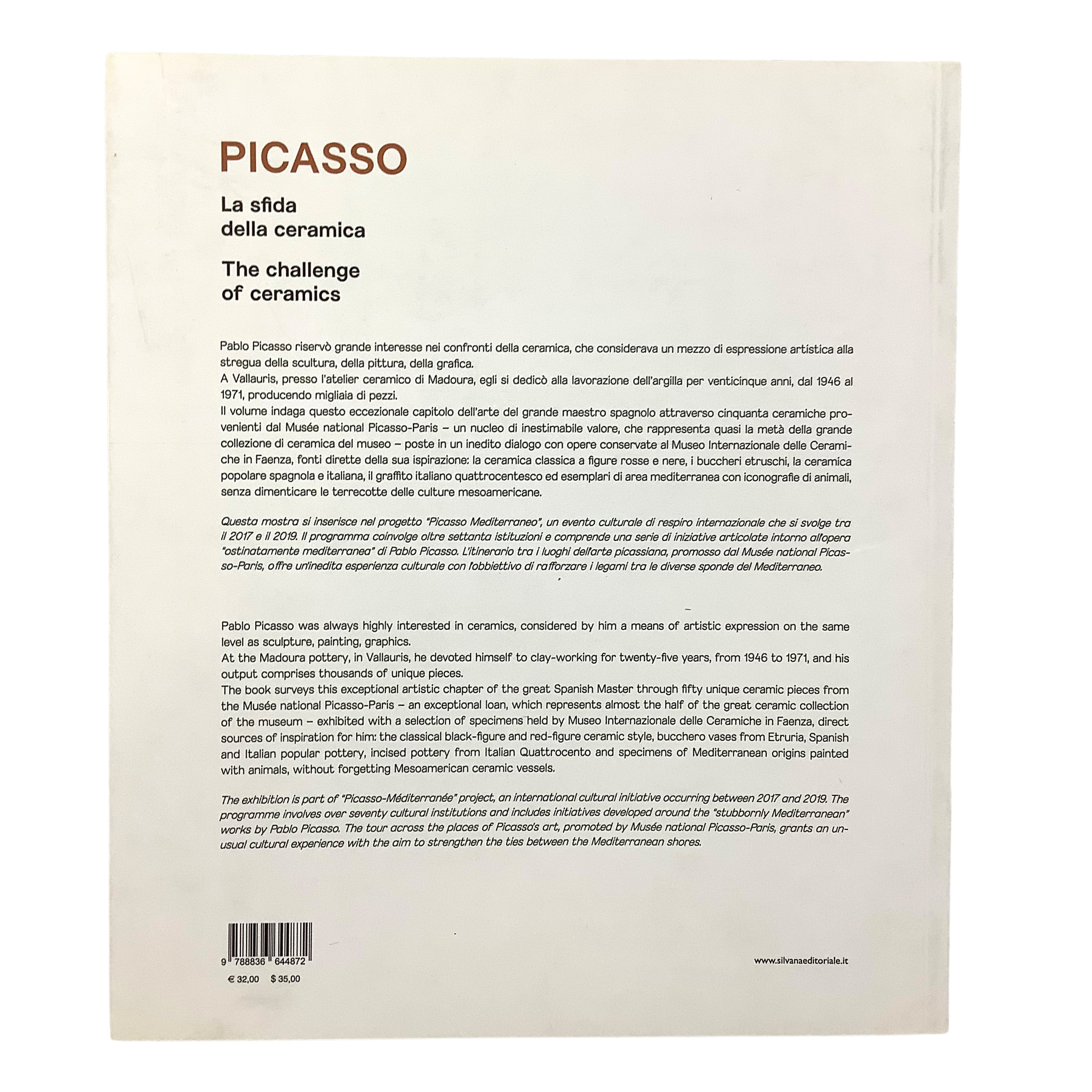 Picasso, La sfida della ceramica, 2019