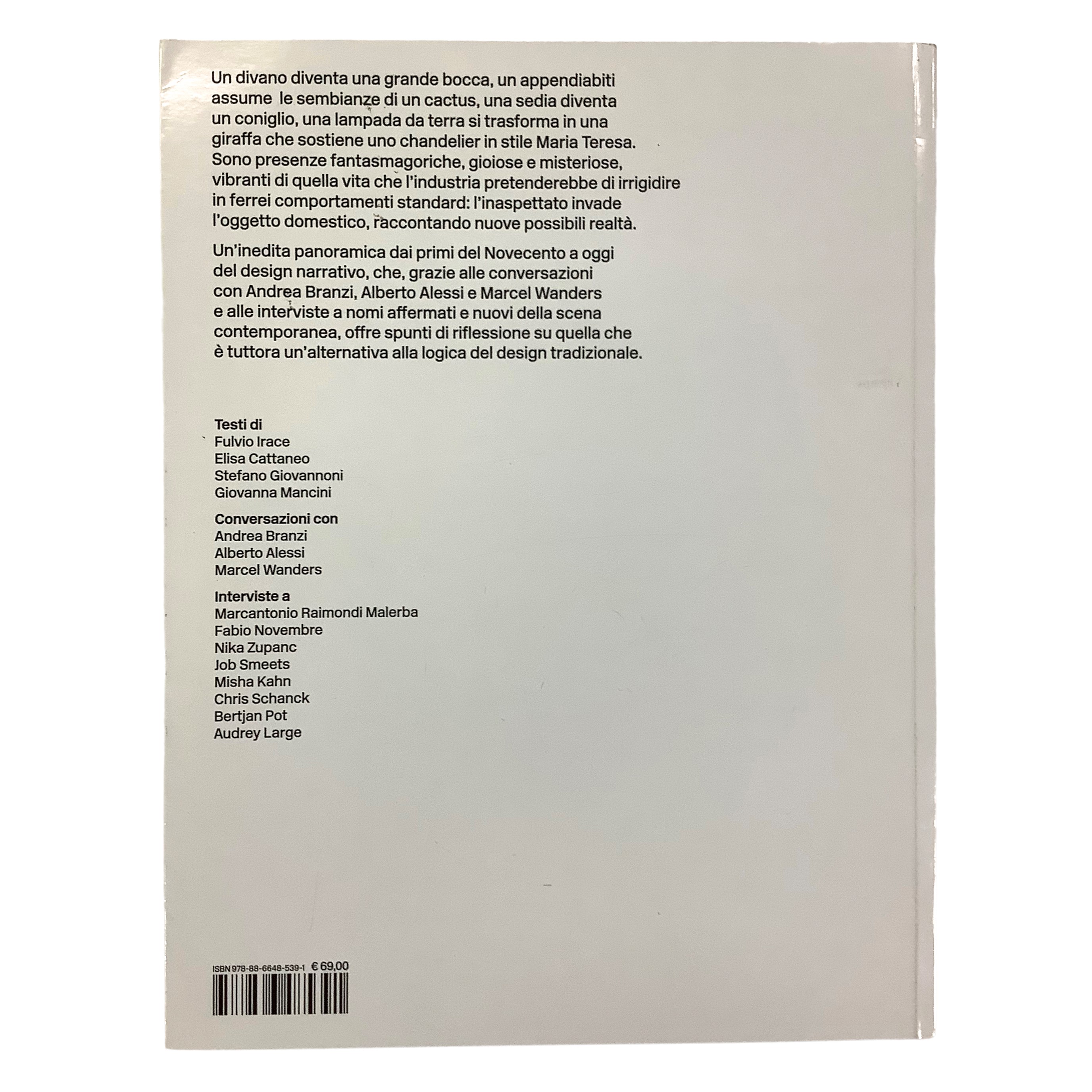 Stefano Giovannoni, Design narrativo: fra immaginario e figurazione, 2023