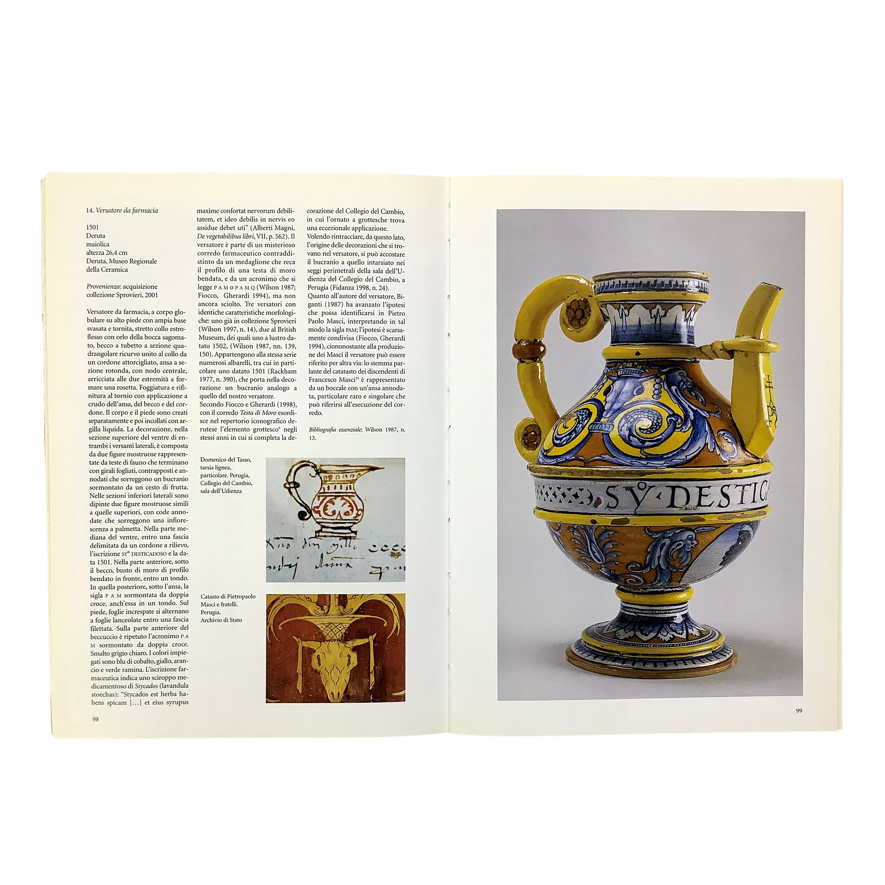 Giulio Busti e Franco Cocchi, La ceramica umbra al tempo di Perugino