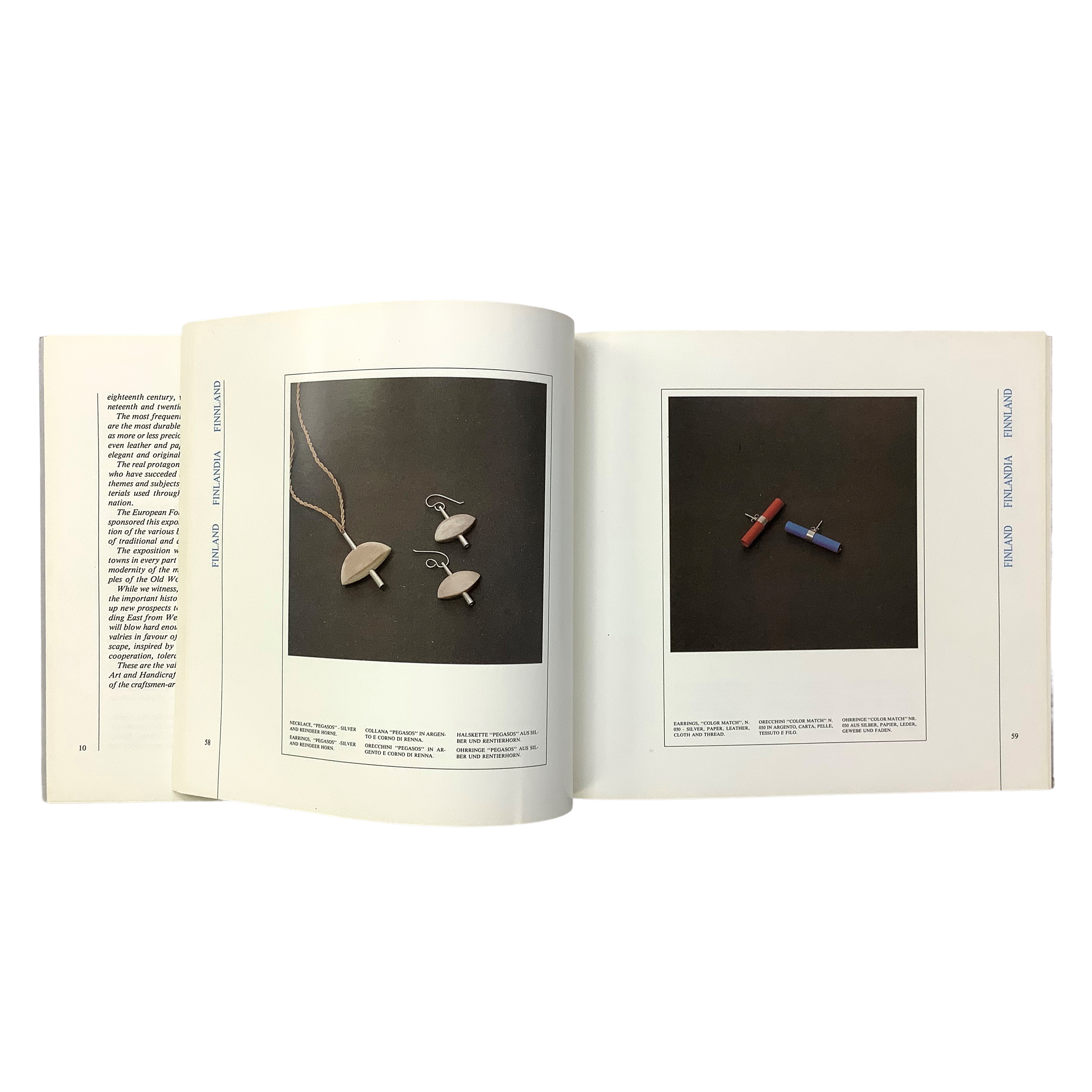 Arte popolare europea, Monili e filigrane (catalogo della mostra itinerante 1990–1991), libro