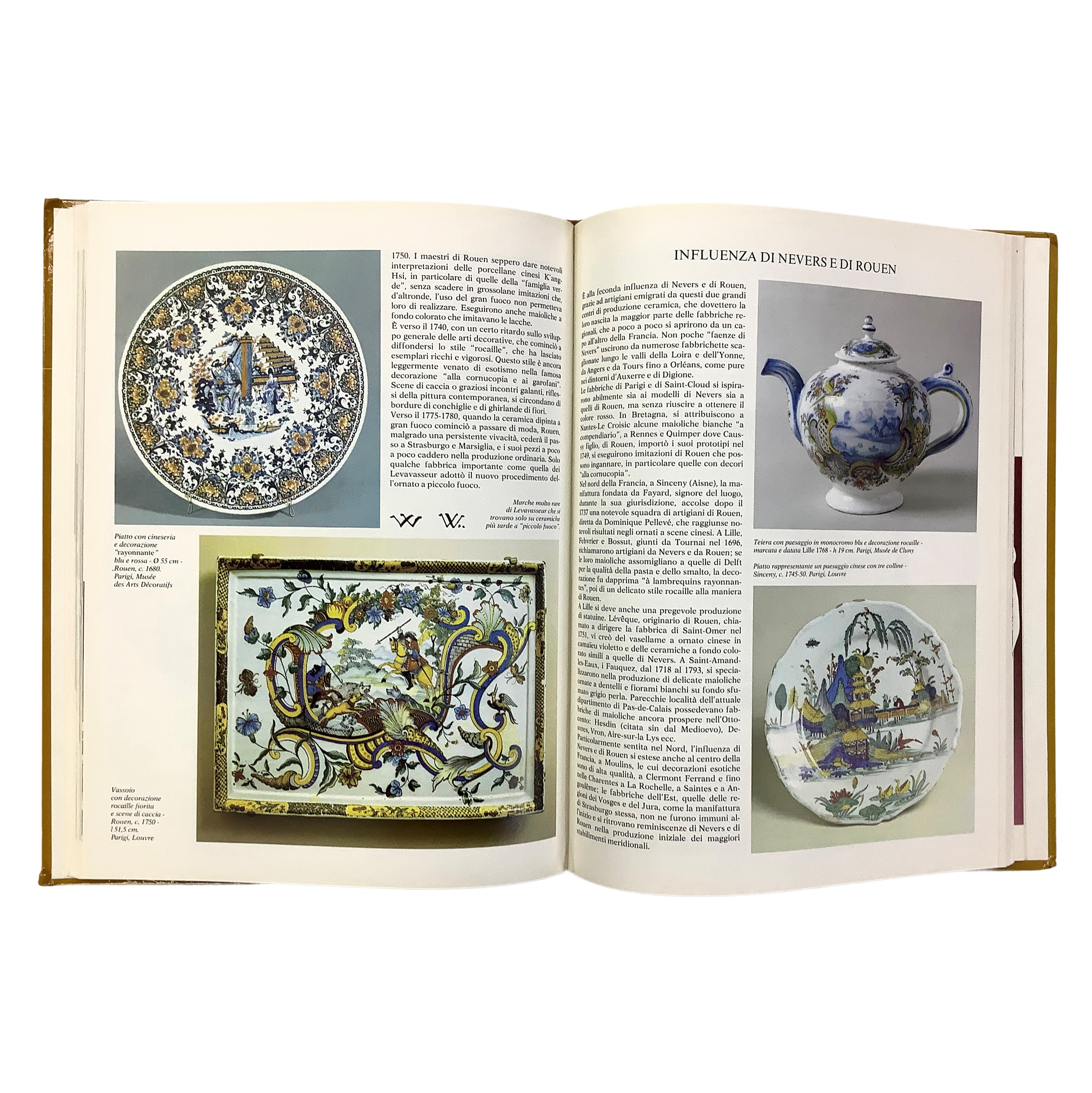 Le ceramiche in Europa, Dal Medioevo al 1925. Italia - Francia - Spagna - Portogallo