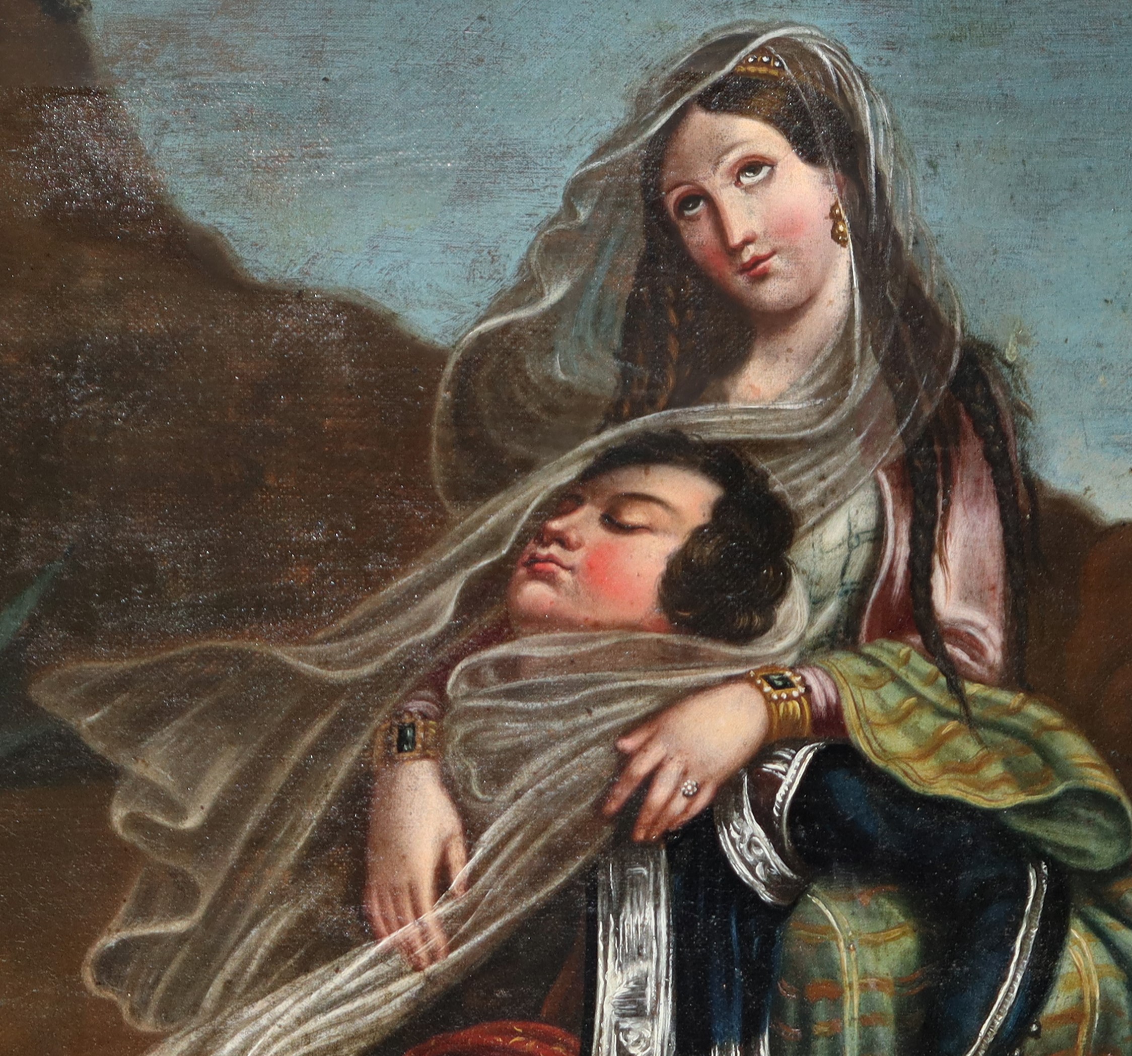 XIX secolo, Don Juan e Haydée o Byron tra le braccia della Grecia, olio su tela