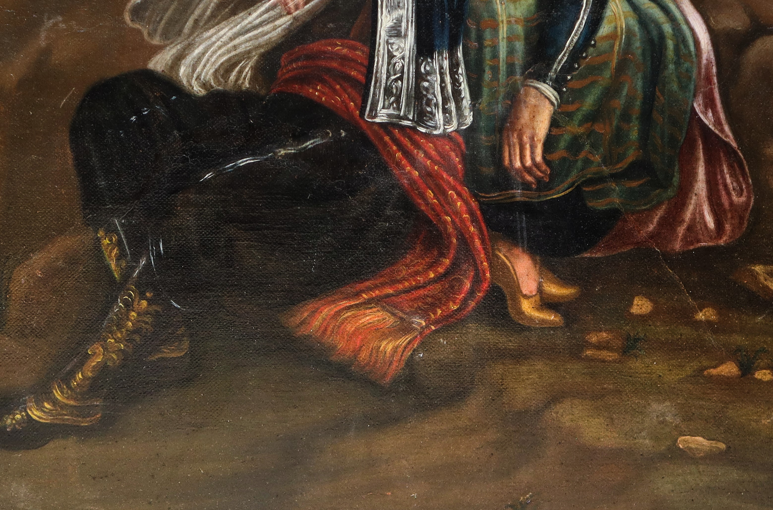 XIX secolo, Don Juan e Haydée o Byron tra le braccia della Grecia, olio su tela