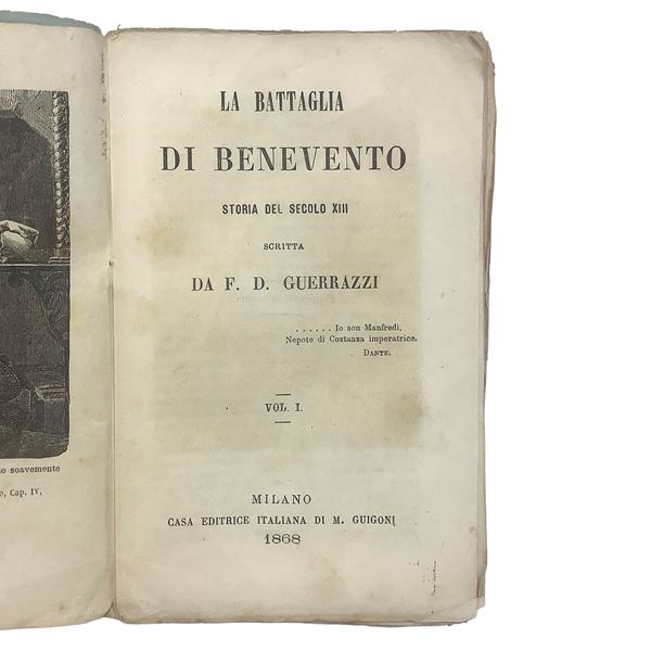 Francesco Domenico Guerrazzi - La battaglia di Benevento -4 volumi tascabili