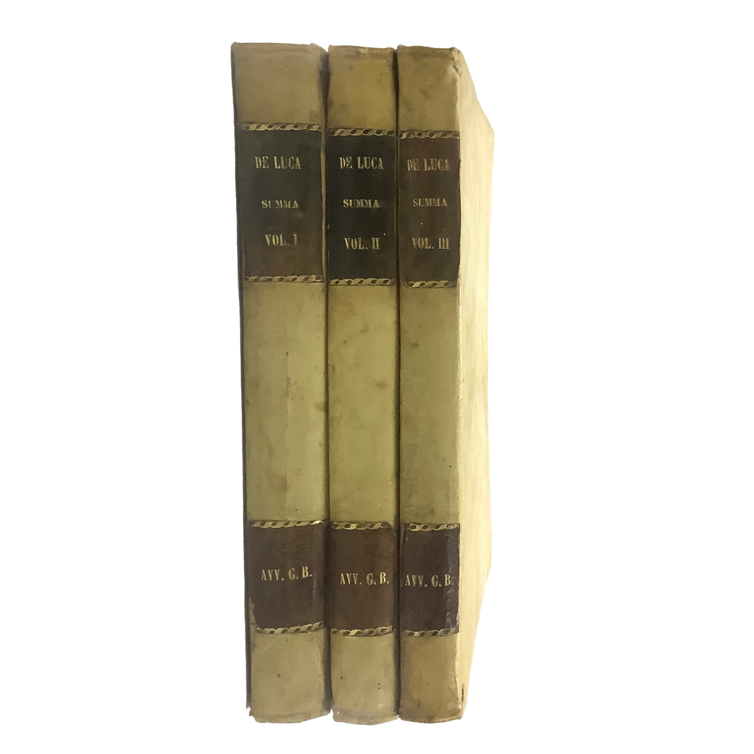 Giovanni Battista De Luca - Summa Theatri Veritatis et Justitiae, 3 tomi