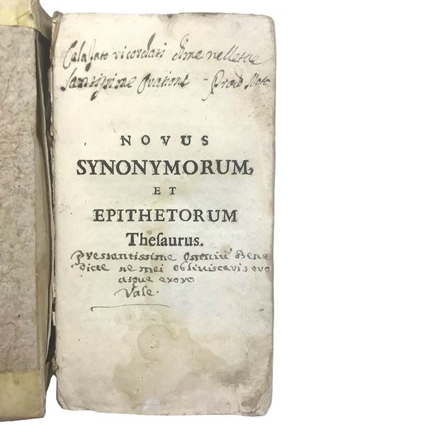 Novus Synonymorum, Epithetorum et Phrasium Poeticarum