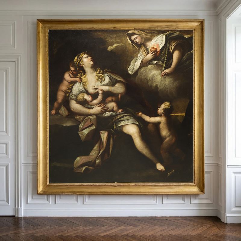 Luca Giordano - Allegoria della Fede, Speranza e Carità