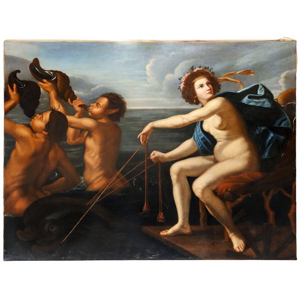 Amphitrite on the sea chariot