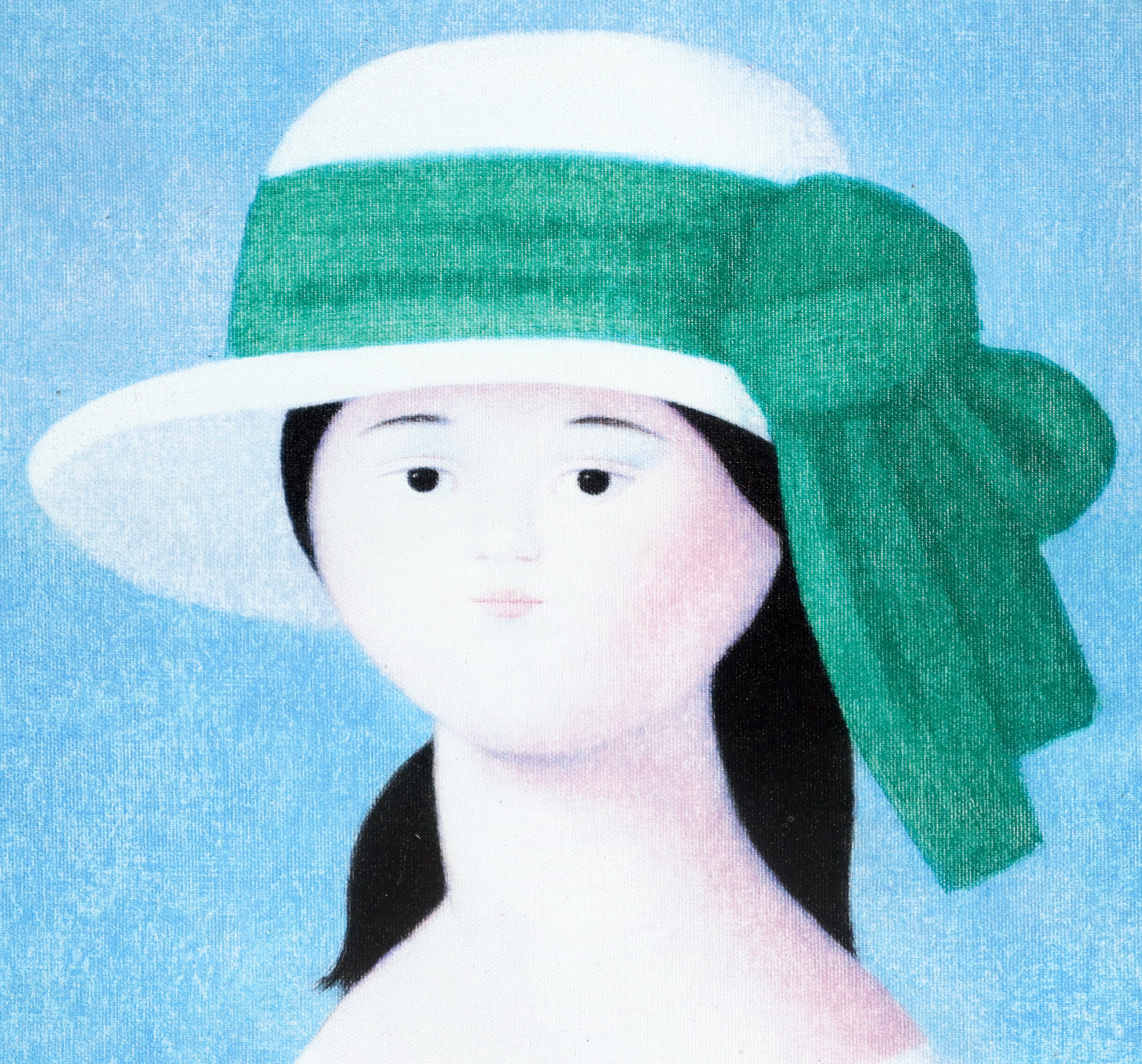 Antonio Bueno - Fanciulla con cappello