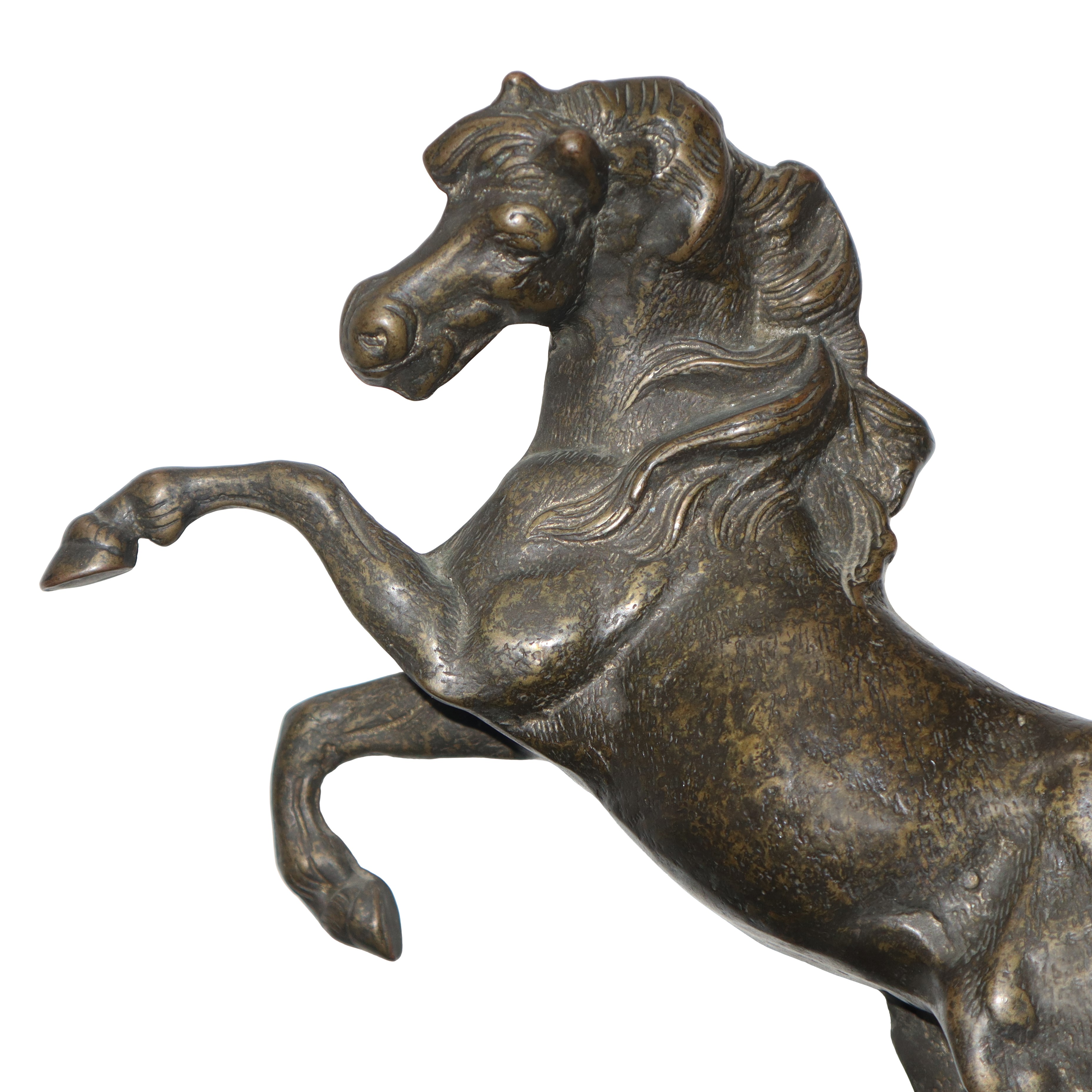 Cavallo in Bronzo Patinato Bruno