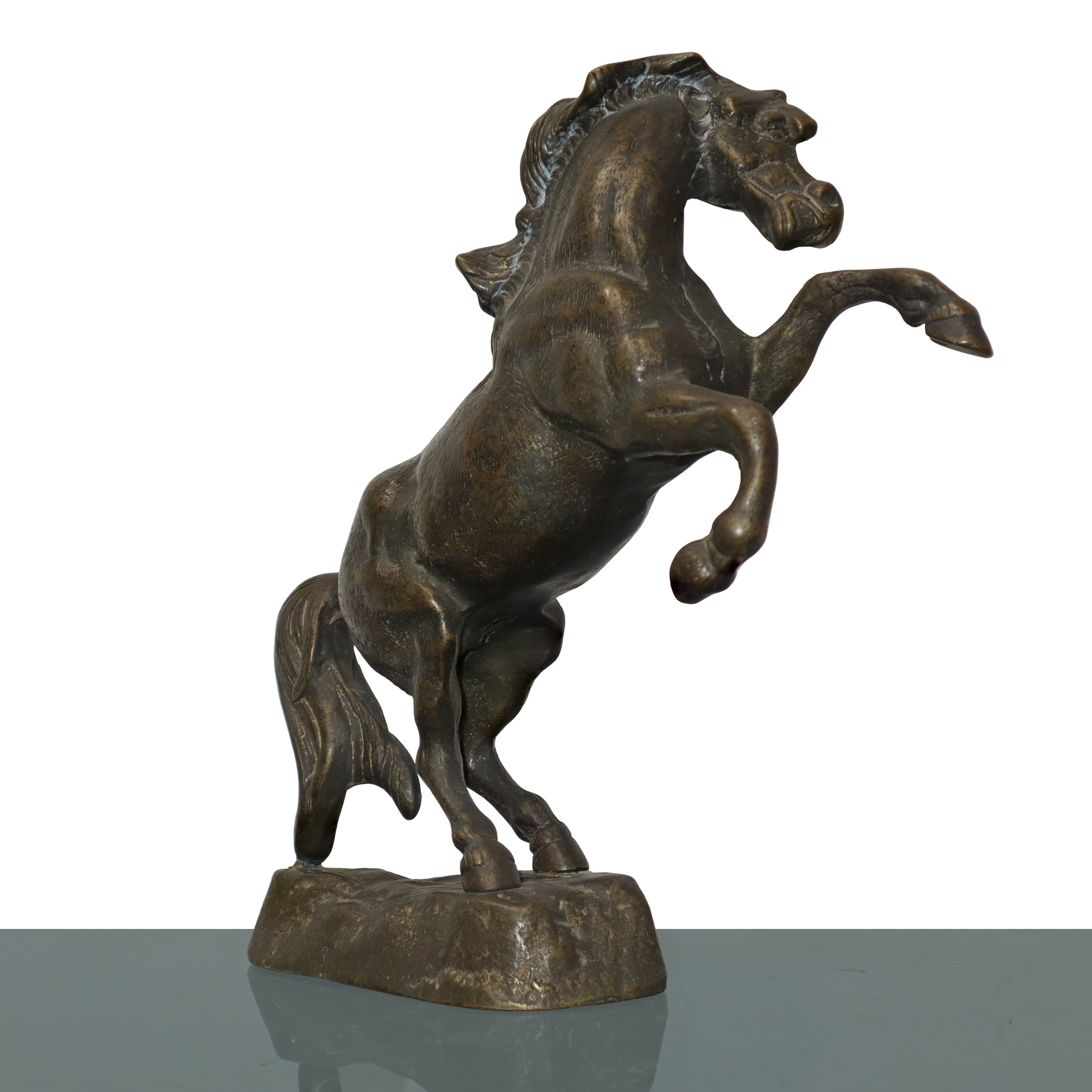 Cavallo in Bronzo Patinato Bruno
