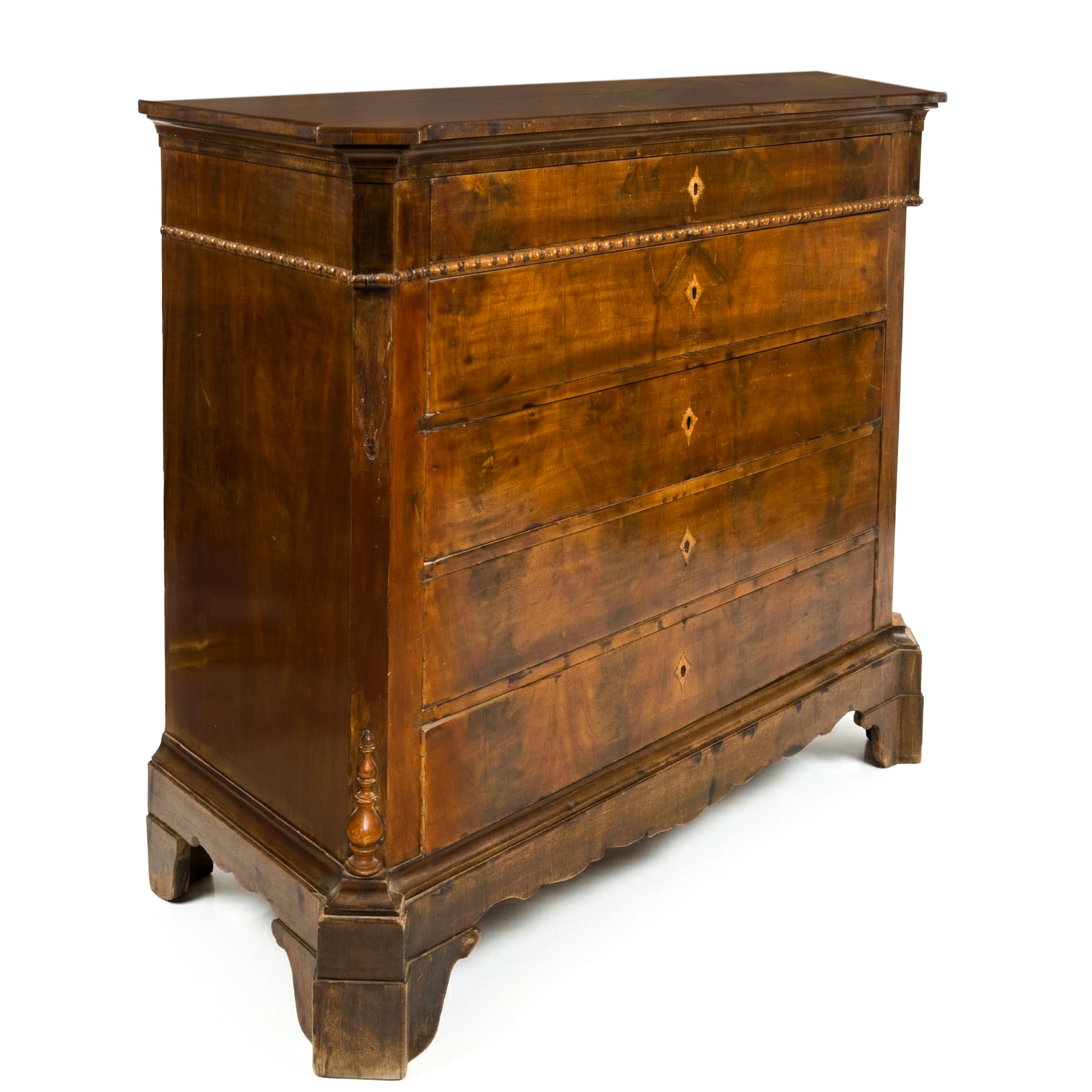 Cassettone a 5 cassetti, mobile in legno