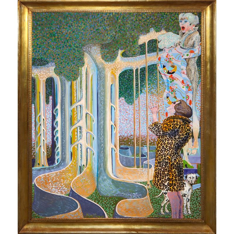 Bruno Caruso - Trio, olio su tela
