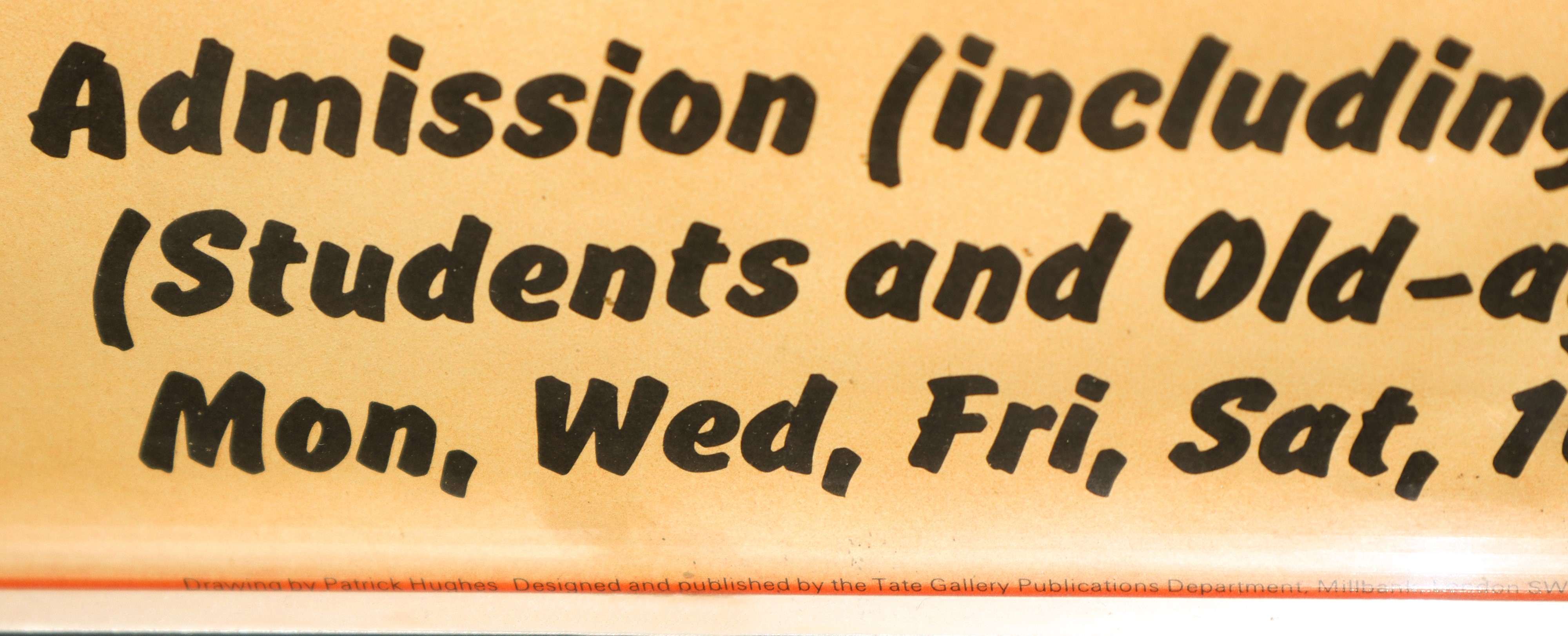 Tate Gallery, Locandina “A Child of Six Could Do It” (Cartoons about Modern Art), 1973