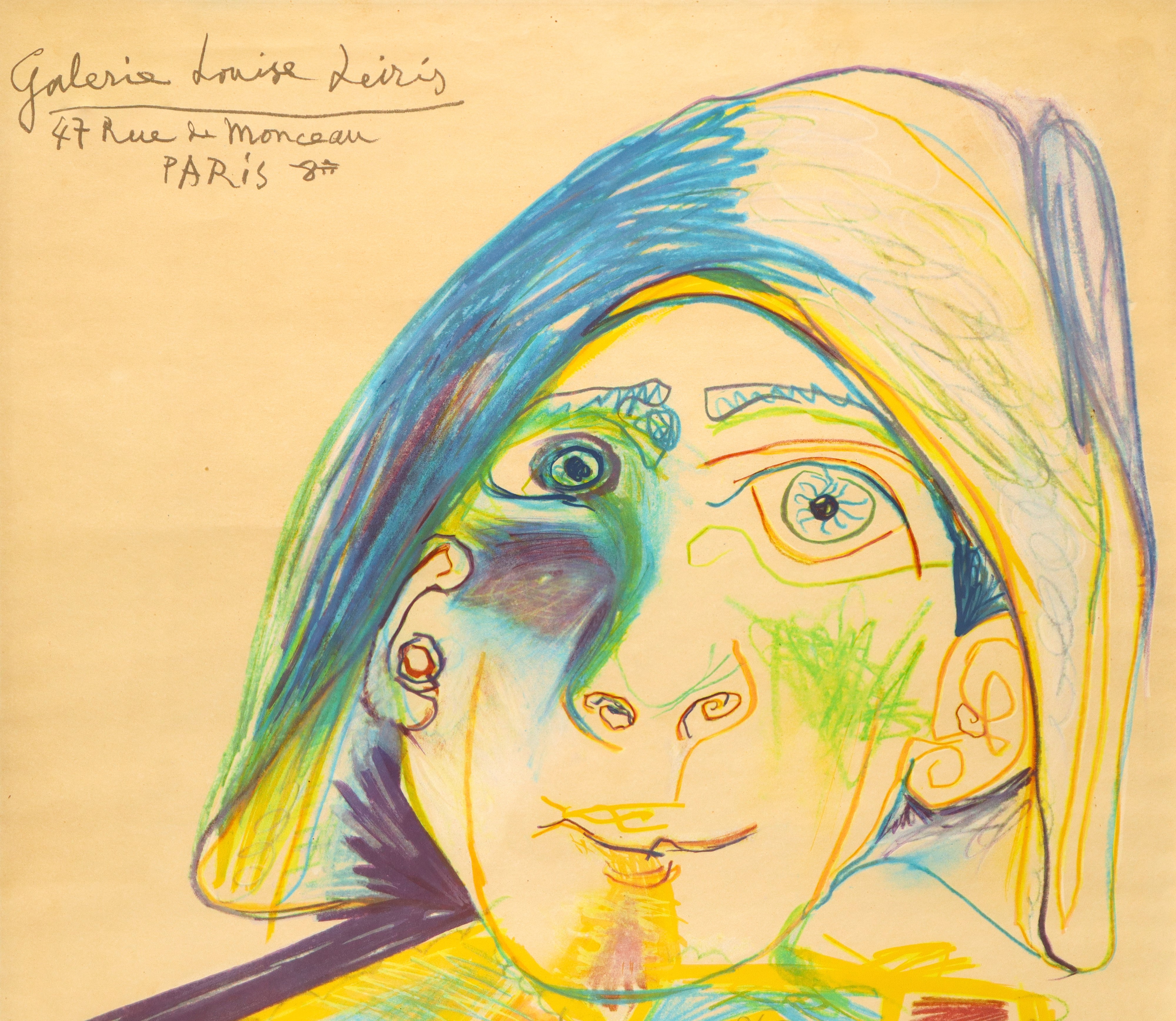 Picasso, Locandina litografica “Galerie Louise Leiris” (1971)