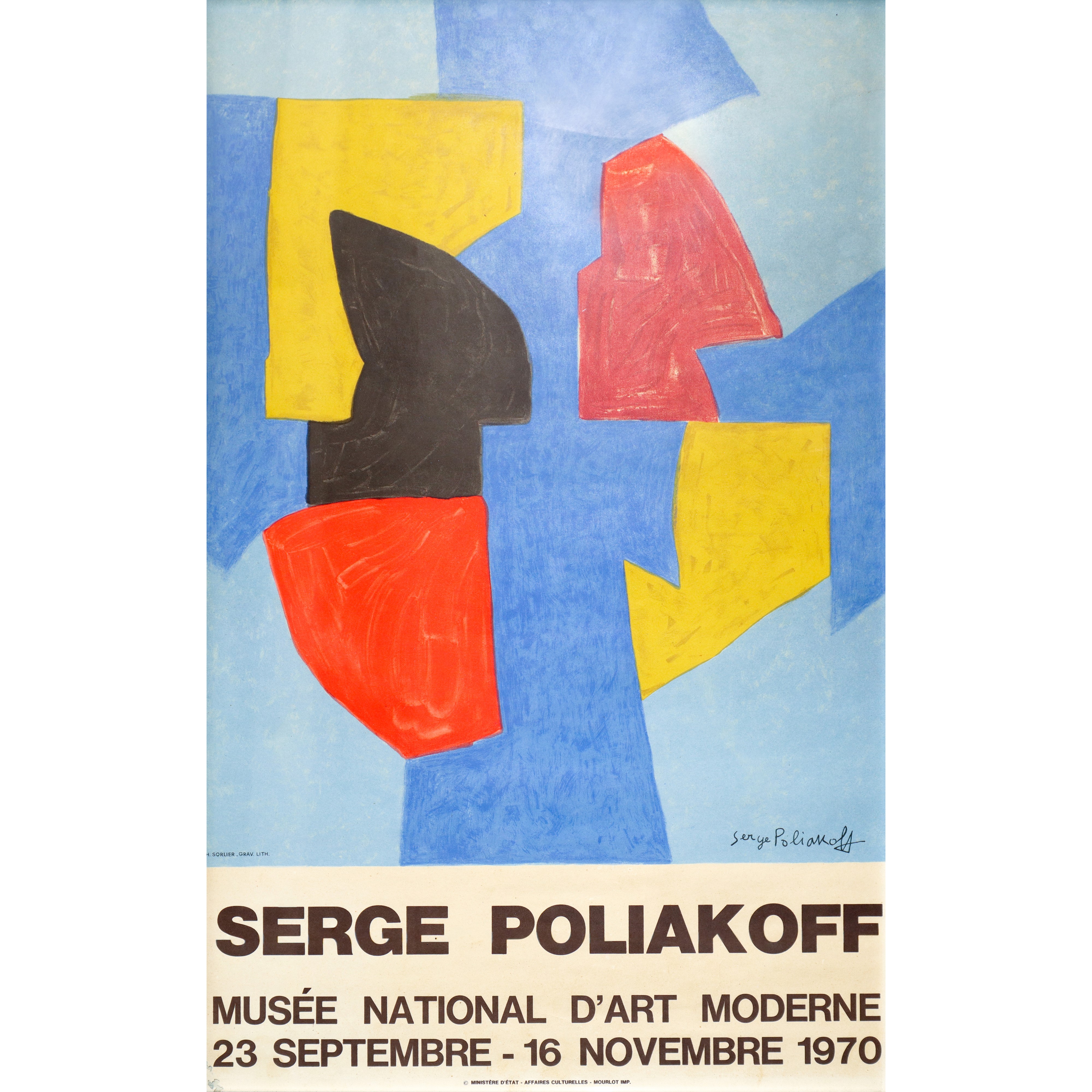 Serge Poliakoff, Locandina «Musée National d’Art Moderne»
