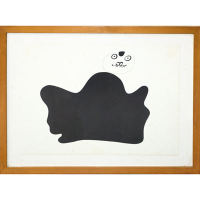 Joan Miró e Sylvano Bussotti, L’uccello luce, stampa tratta dal libro «Miró, Bussotti» (Milano, E...
