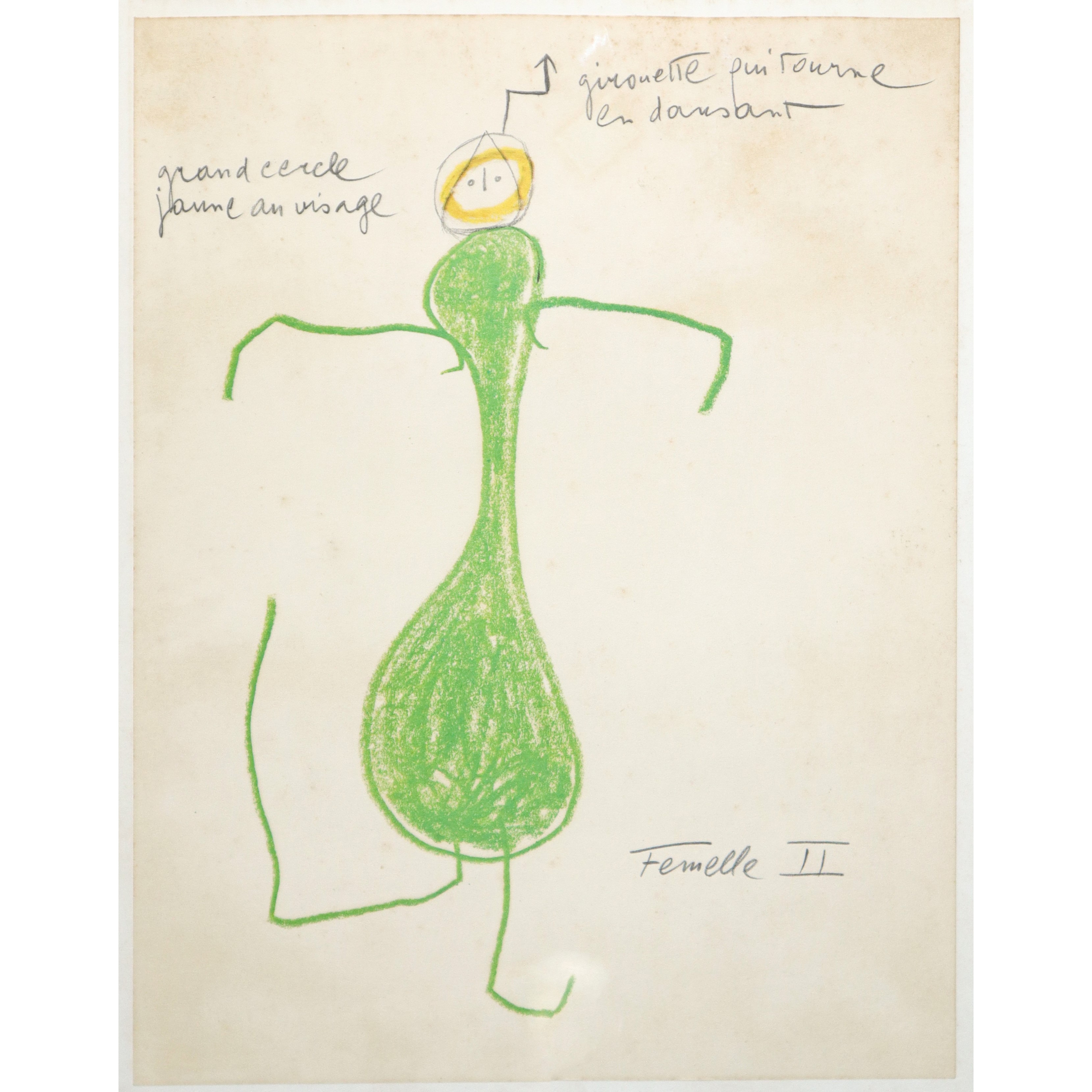 Joan Miró, Sylvano Bussotti, L’uccello luce, stampa tratta da «Miró, Bussotti - L’uccello luce»