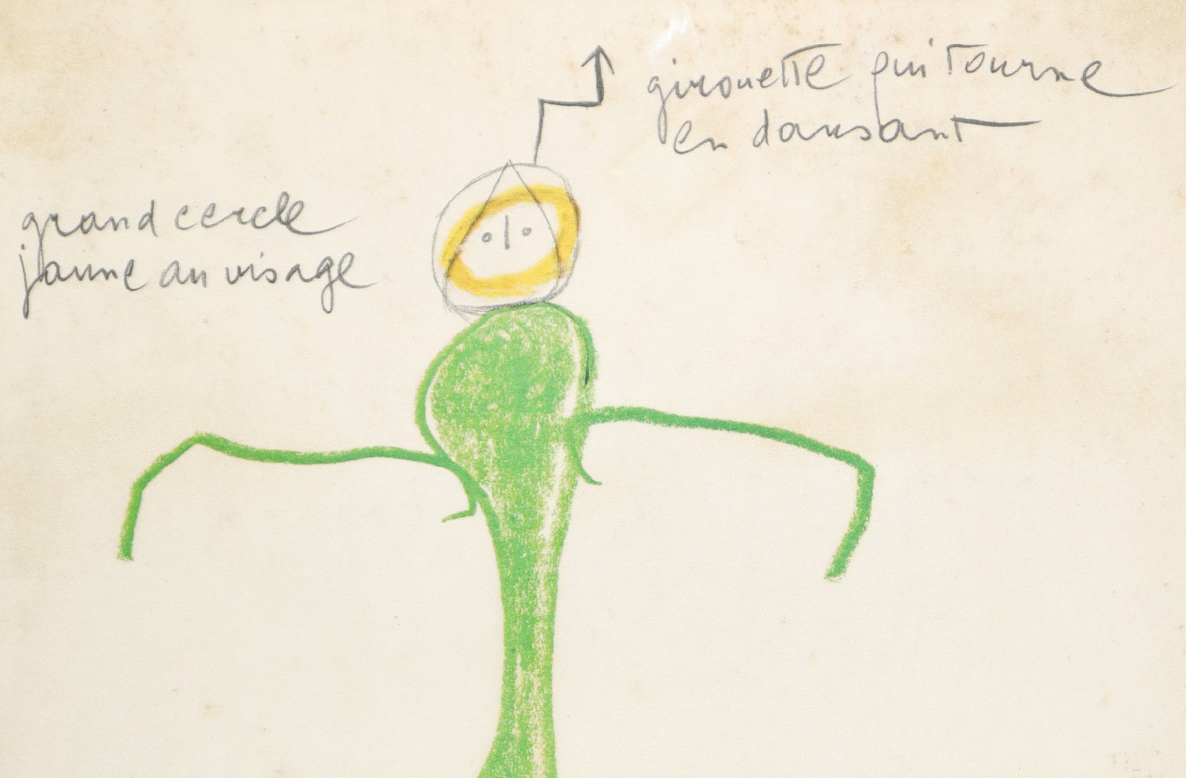 Joan Miró, Sylvano Bussotti, L’uccello luce, stampa tratta da «Miró, Bussotti - L’uccello luce»