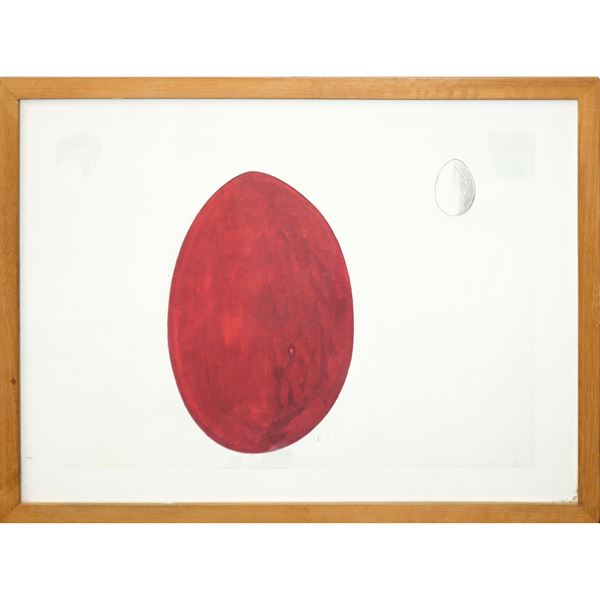 Stampa di Joan Miró estratta dal libro Miró, Bussotti - L'uccello luce