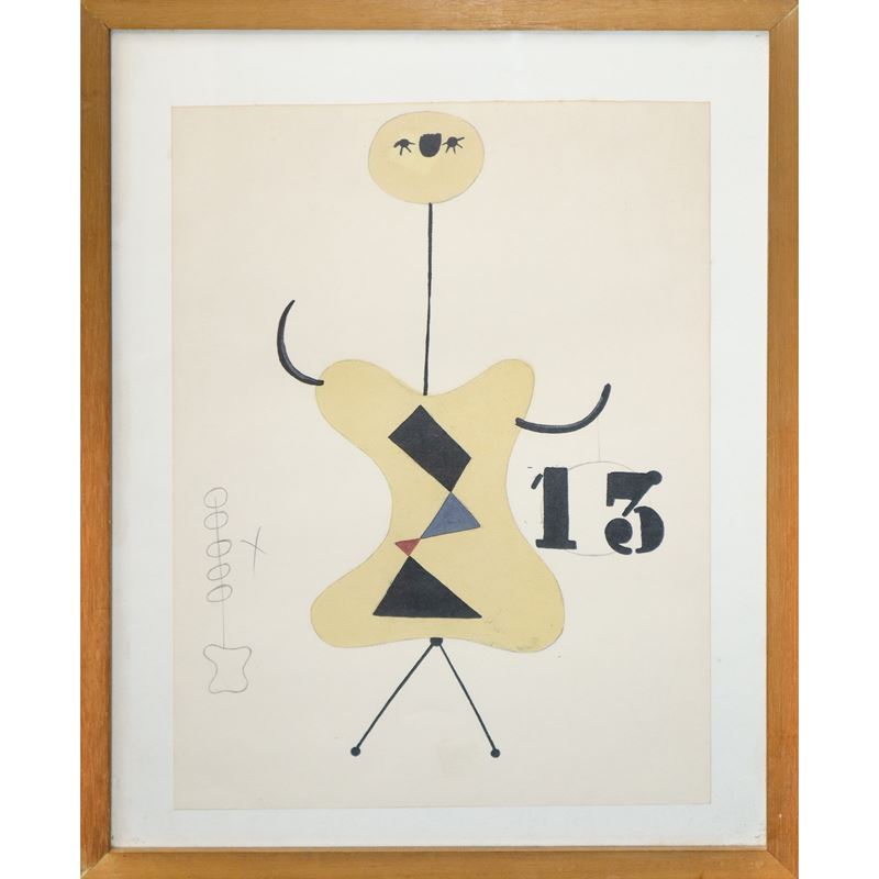Joan Miró, L’uccello luce, stampa tratta da Miró, Bussotti, 1981