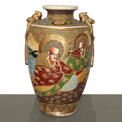 Vaso Satsuma, altezza 31 cm