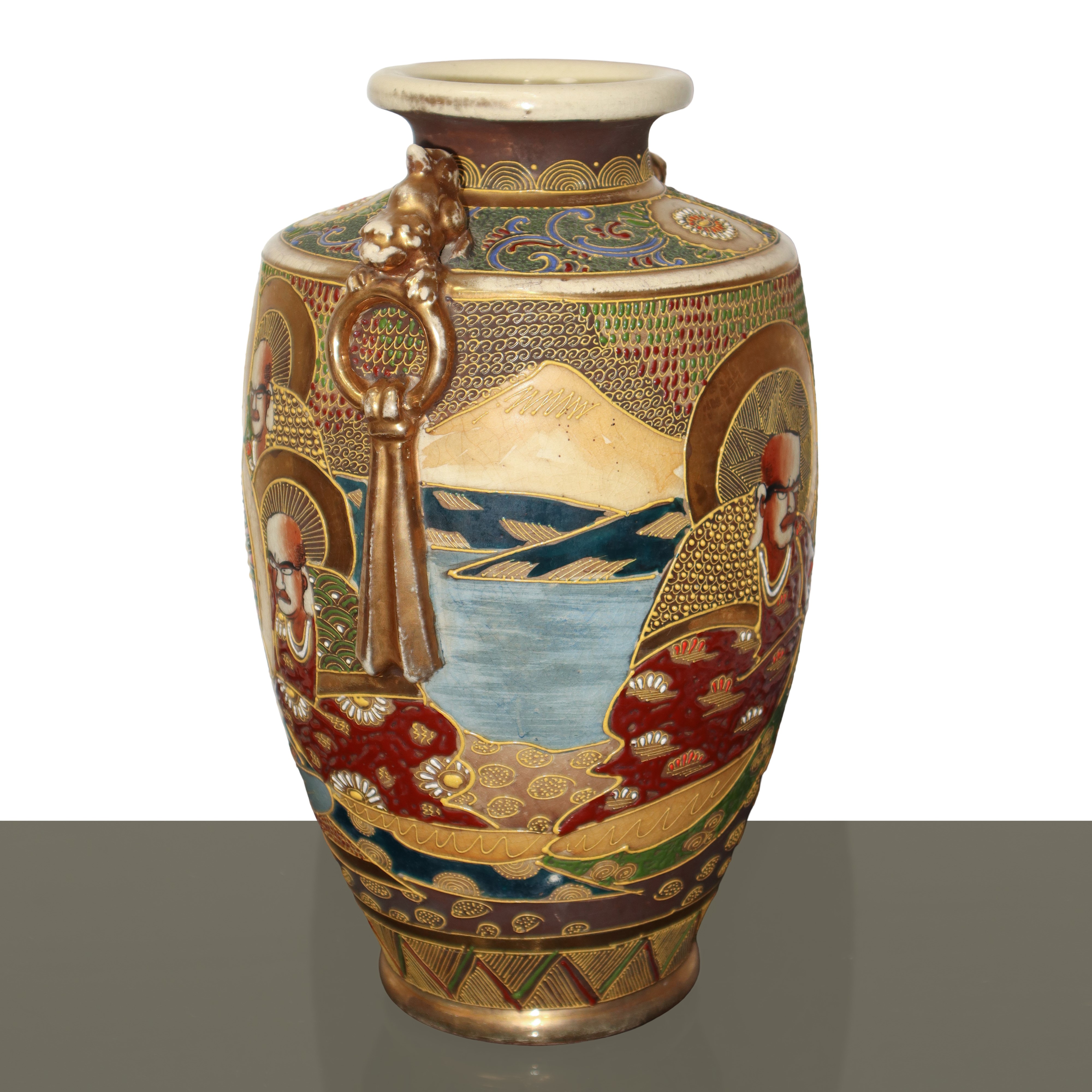Vaso Satsuma, altezza 31 cm