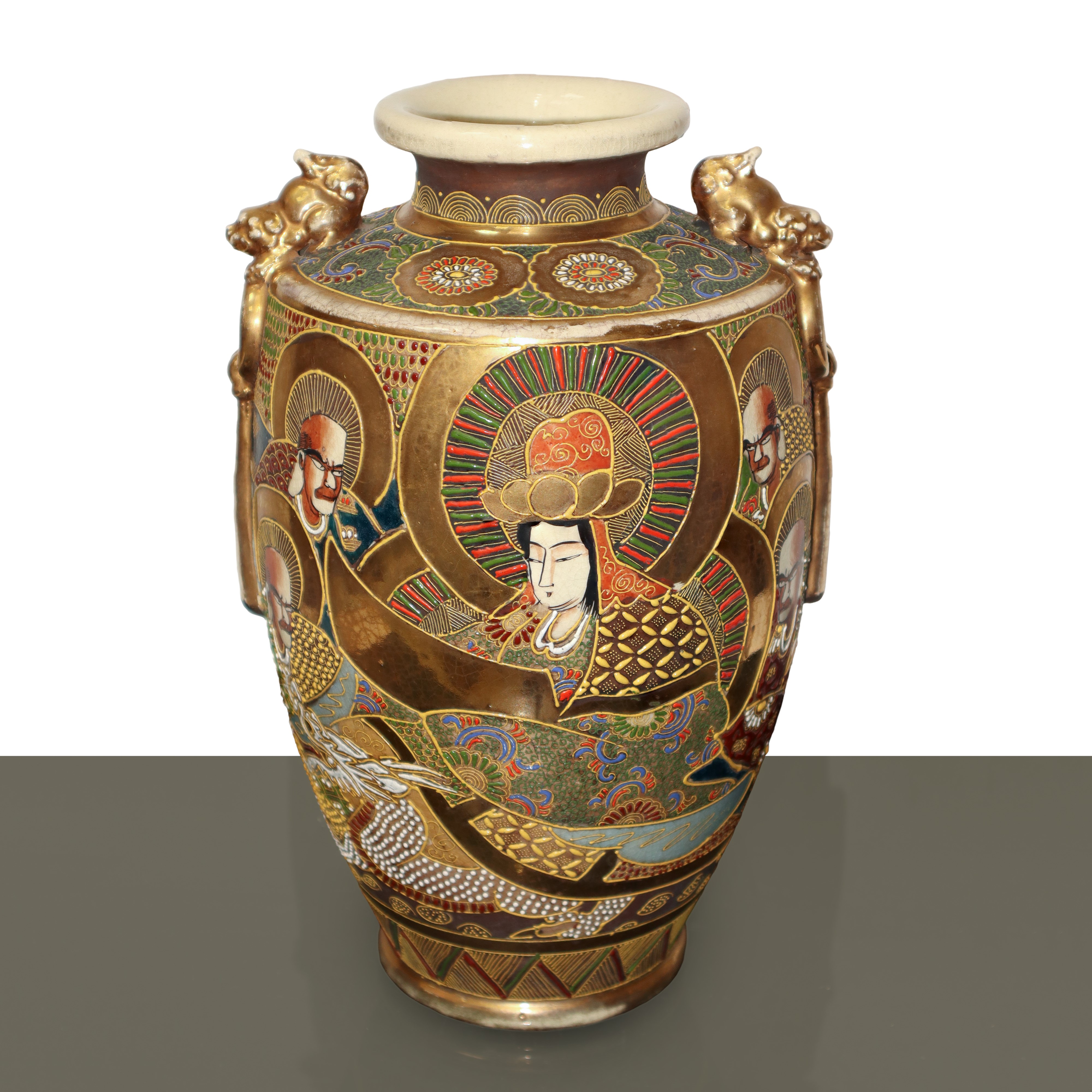 Vaso Satsuma, altezza 31 cm