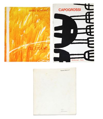 Mario Schifano, Acerbo (marzo 1983) ; Capogrossi, Malborough (1969) ; Lignano Biennale 1, Rassegn...