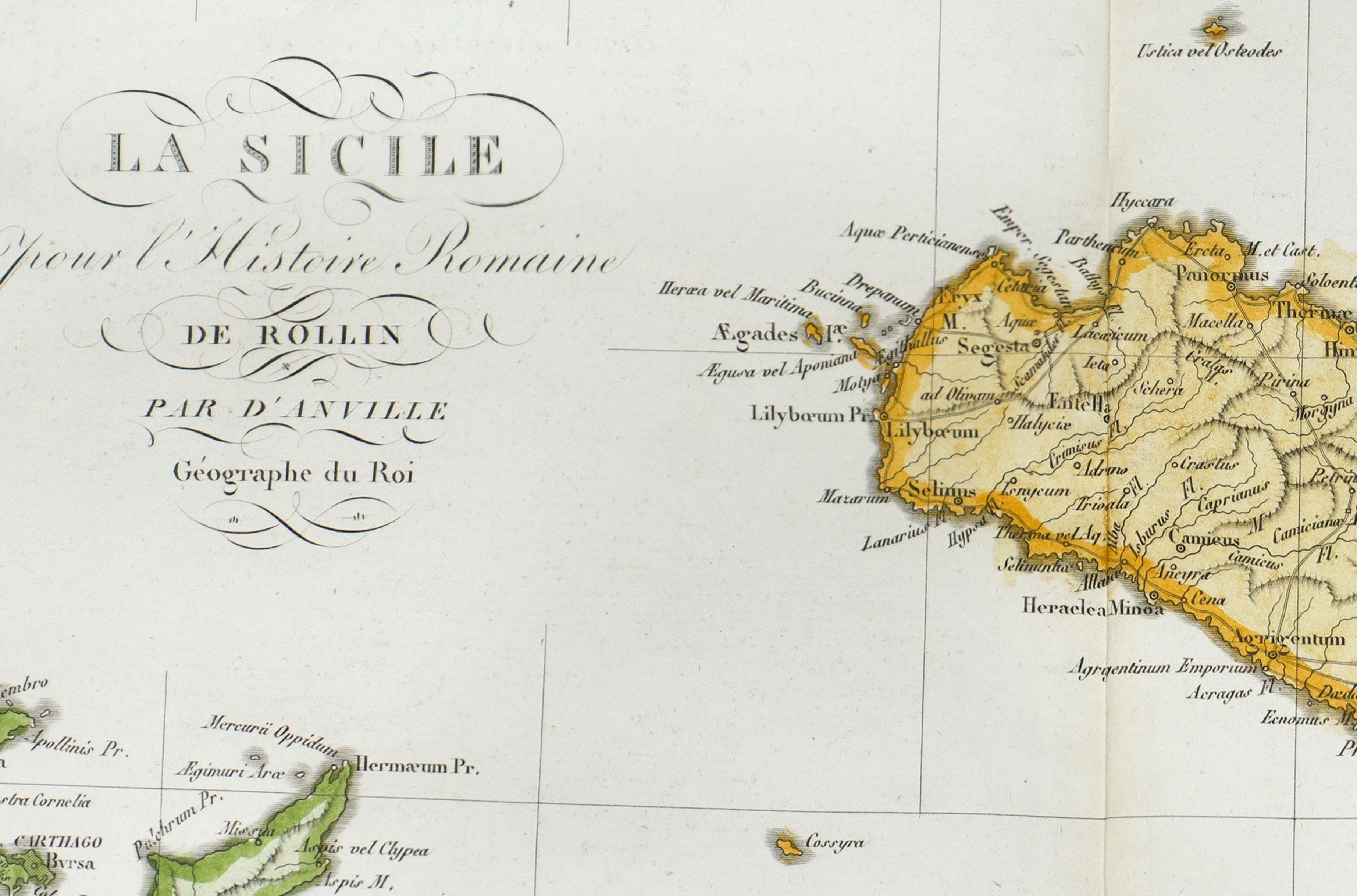Jean-Baptiste Bourguignon d’Anville, La Siciliae pour le Historie Romaine