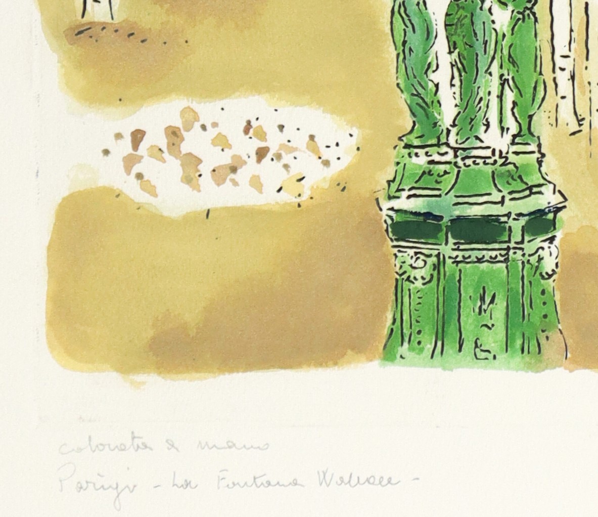 Orfeo Tamburi - Parigi – La fontana Wallace