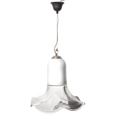 Lampada a sospensione in vetro di Murano