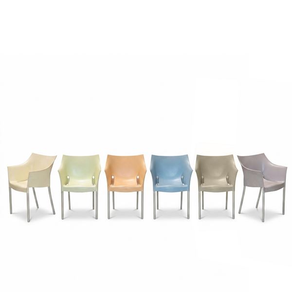 Kartell - N°6 Sedie colorate Dr. No