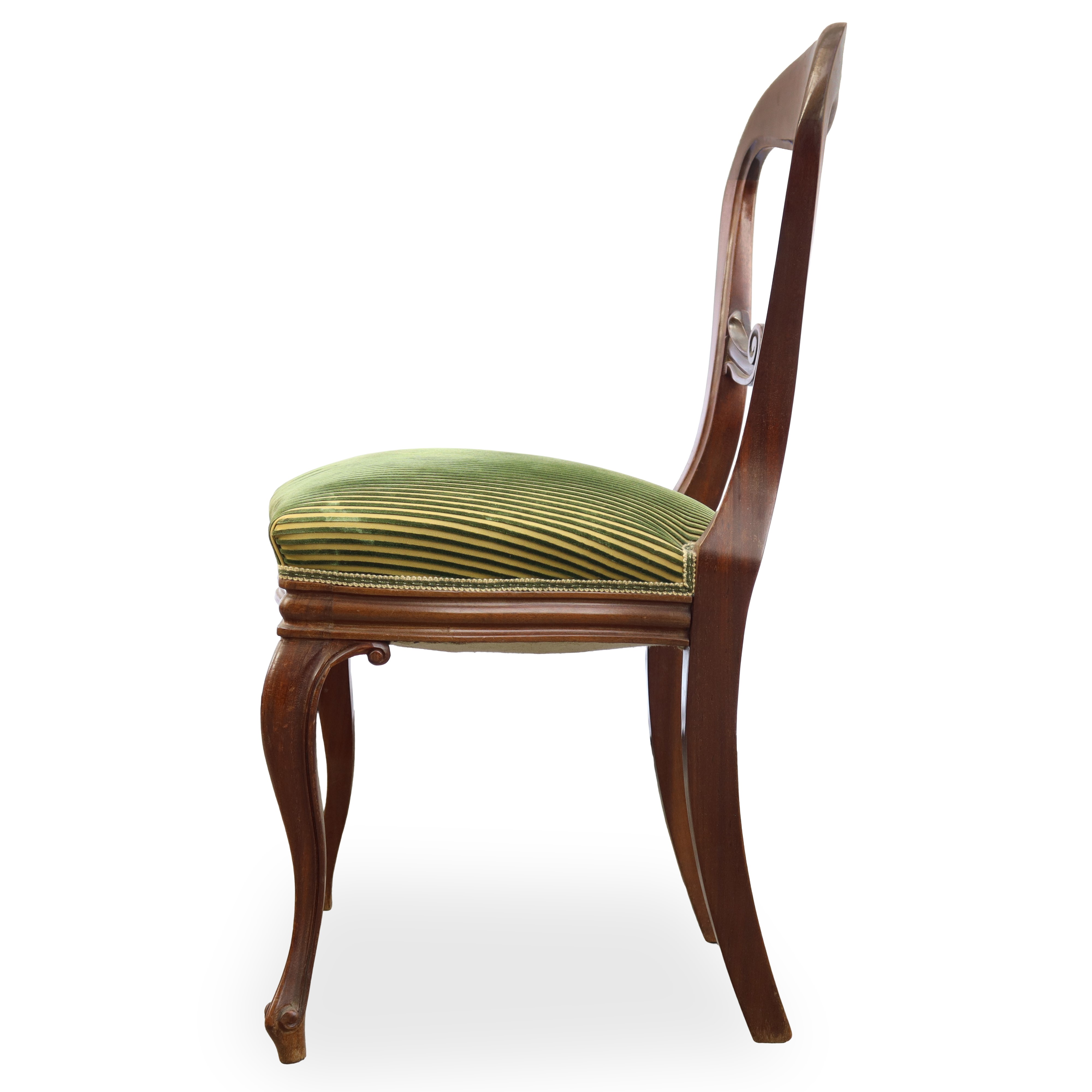 Tavolo Allungabile con 6 Sedie in Stile Chippendale