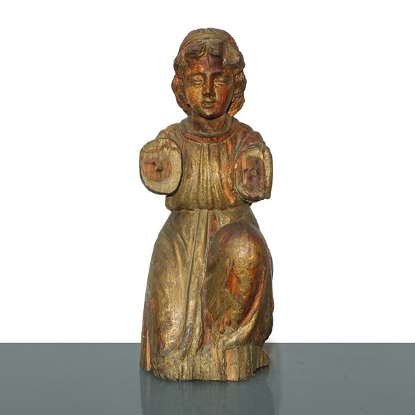Angel, wooden fragment