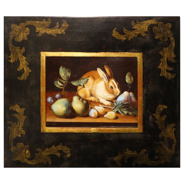Ida Calzolari - Still life with rabbit