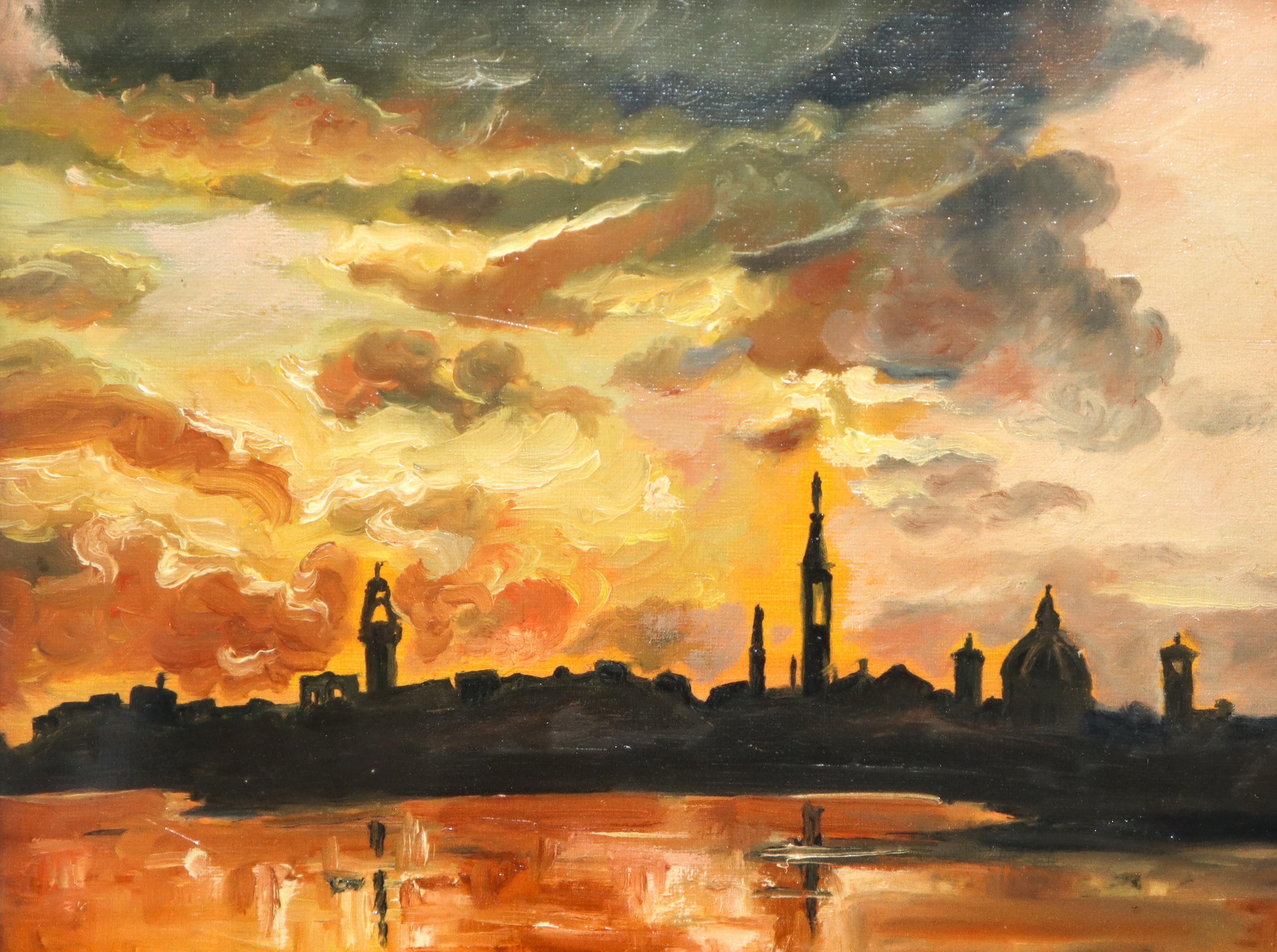 Venezia, olio su tela