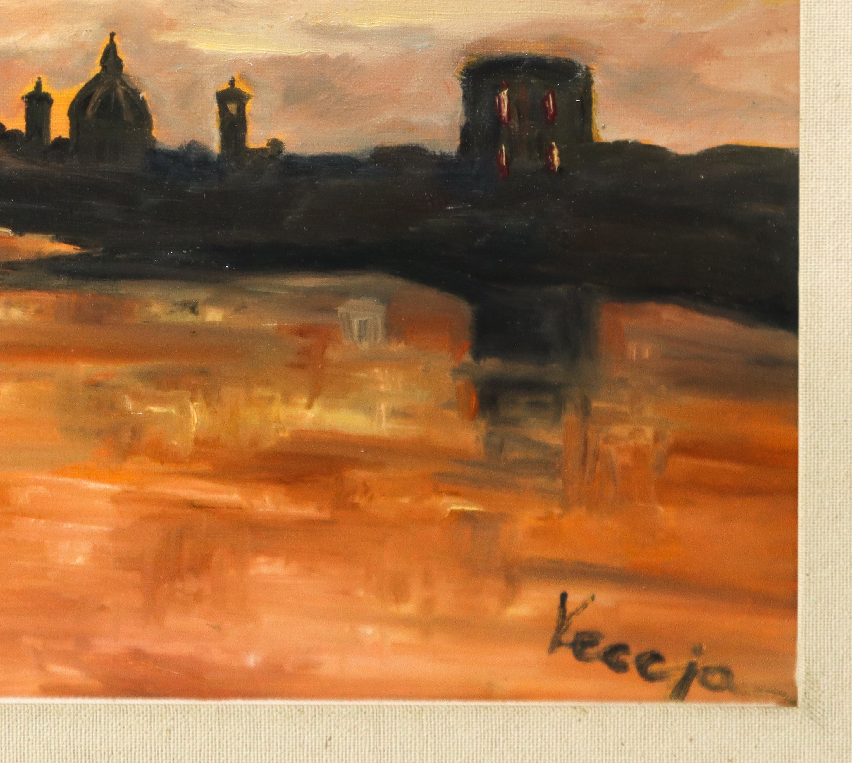 Venezia, olio su tela