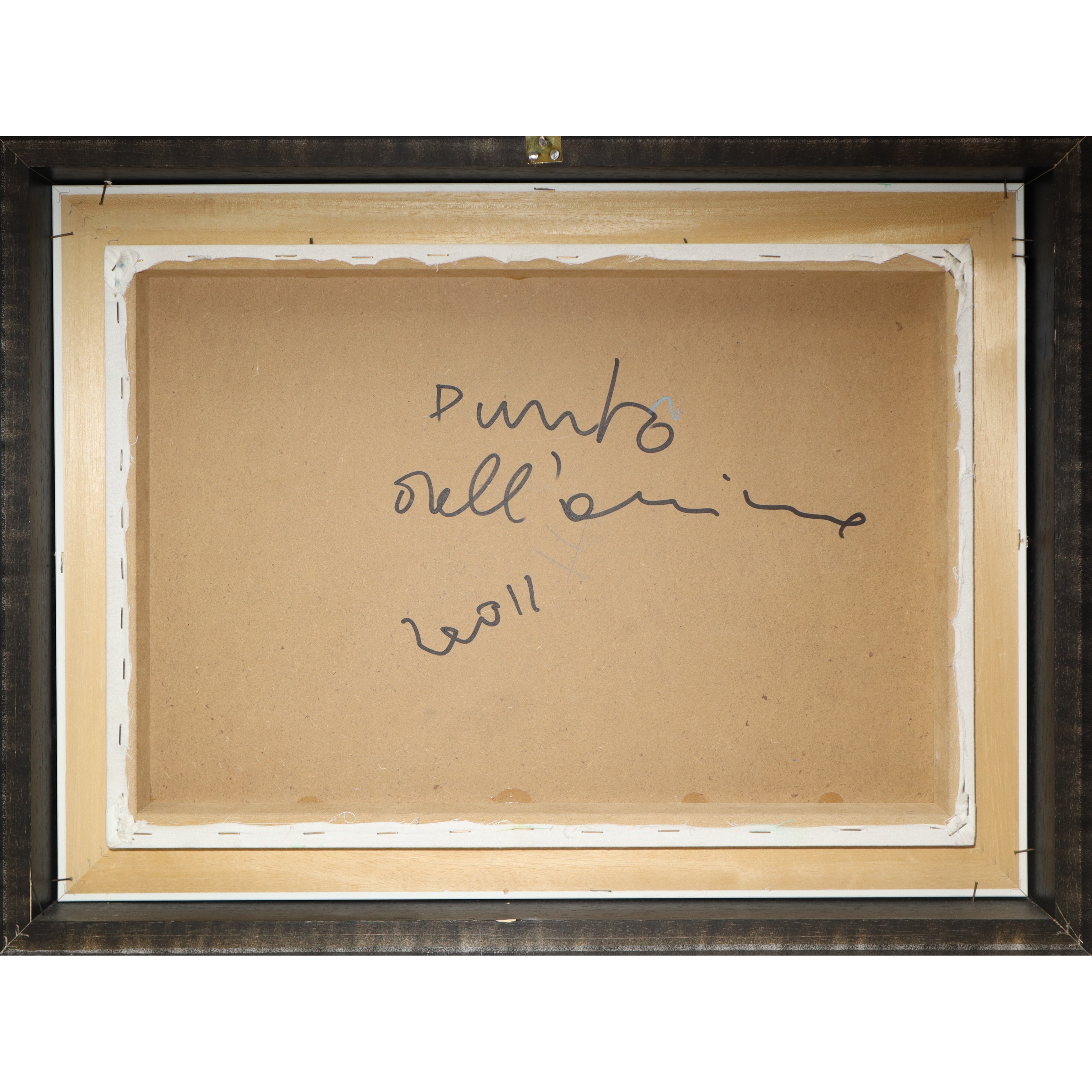Luca Alinari - Punto dell’anima, olio e pomice su tela