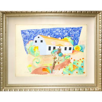 Paesaggio con case