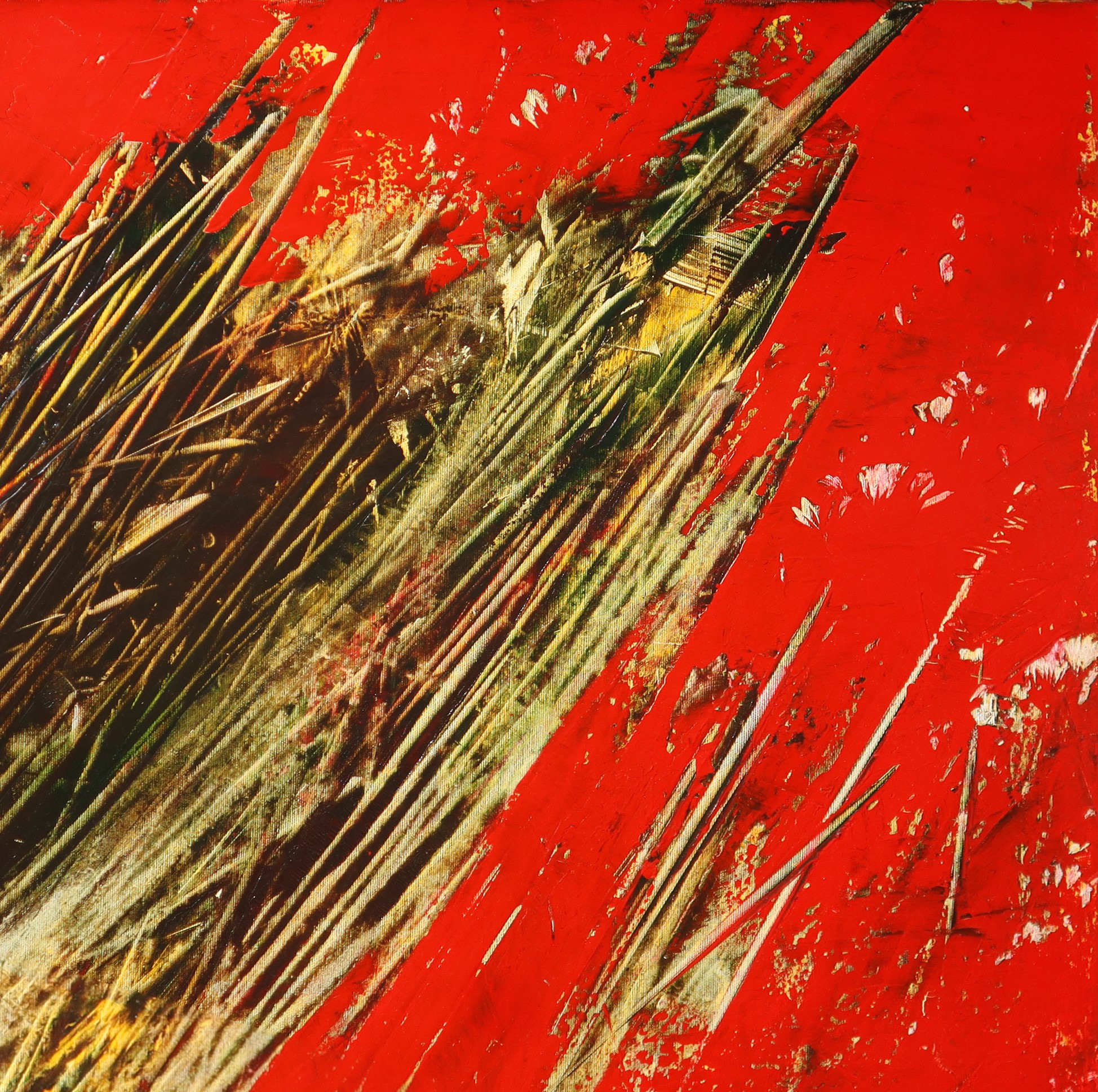 Antonio Pedretti - Il canneto, olio su tela