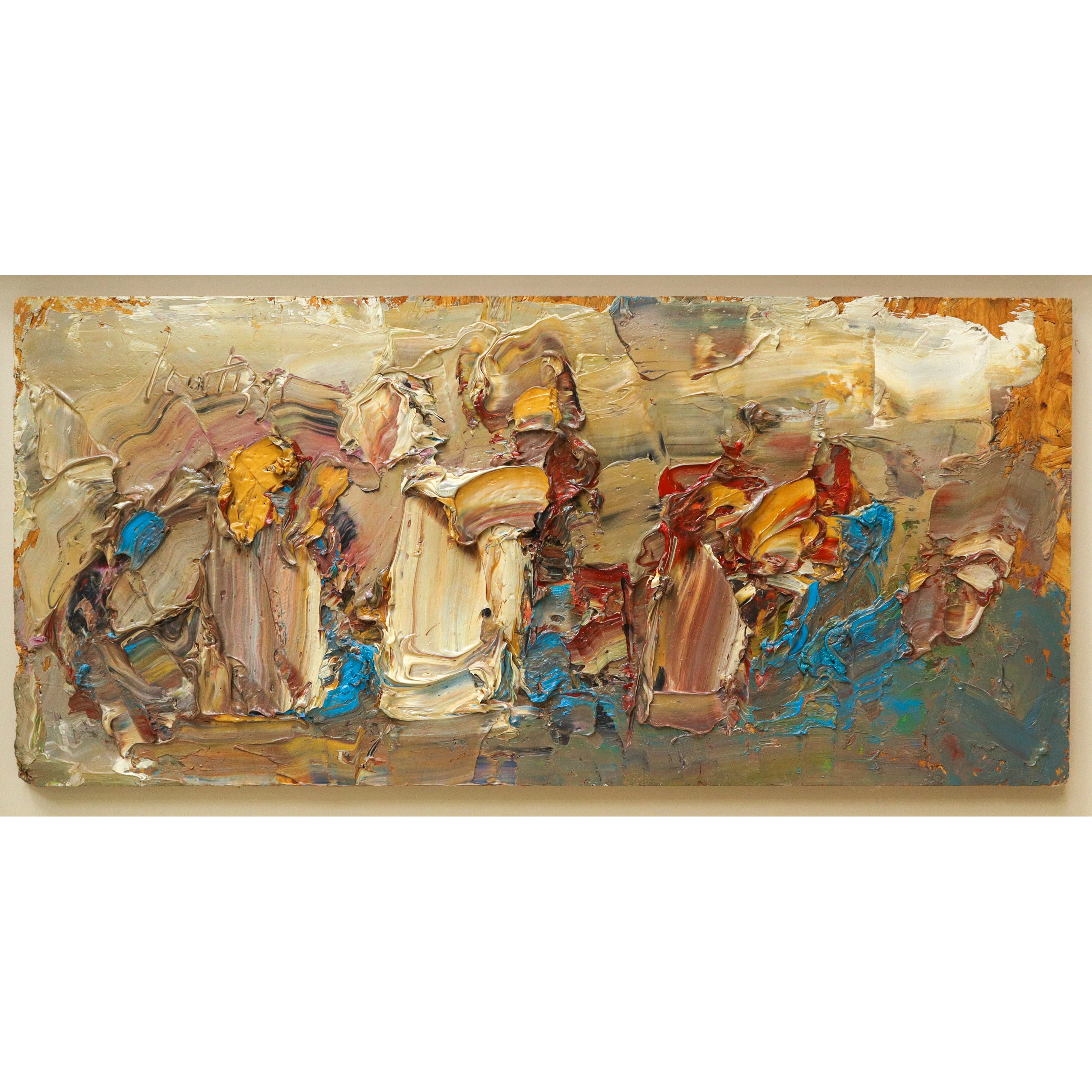 Sergio Scatizzi - Senza titolo, olio su tavola