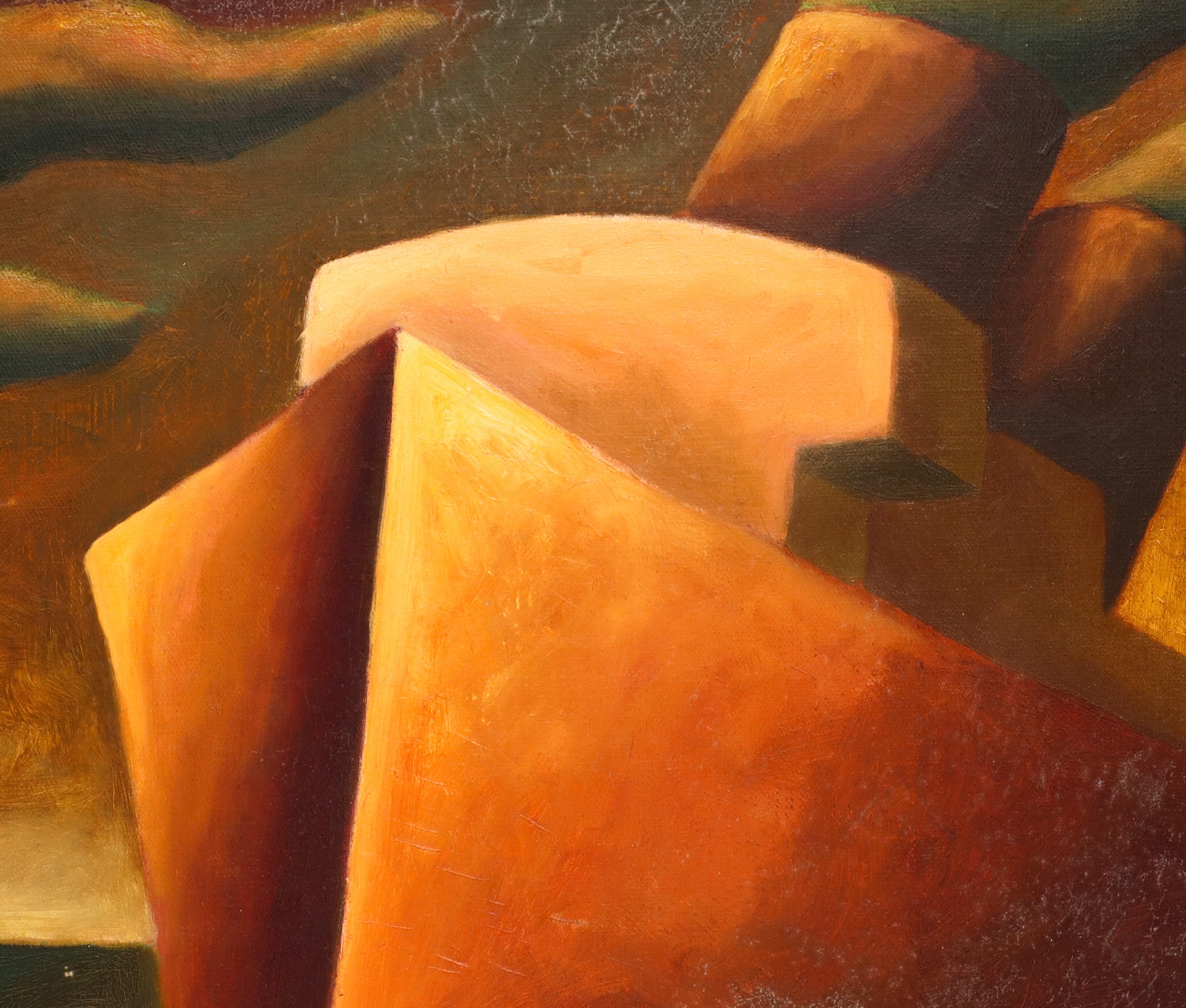 Gaetano Tranchino - Nave, olio su tela