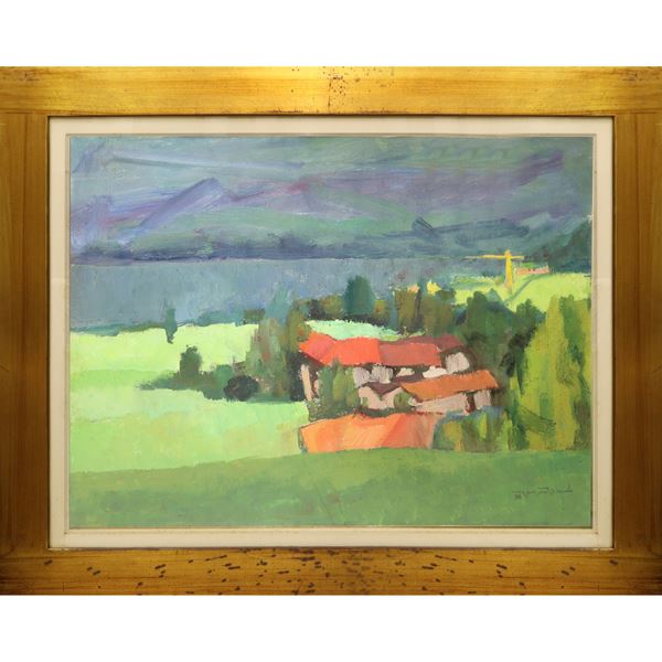 Paesaggio con casa